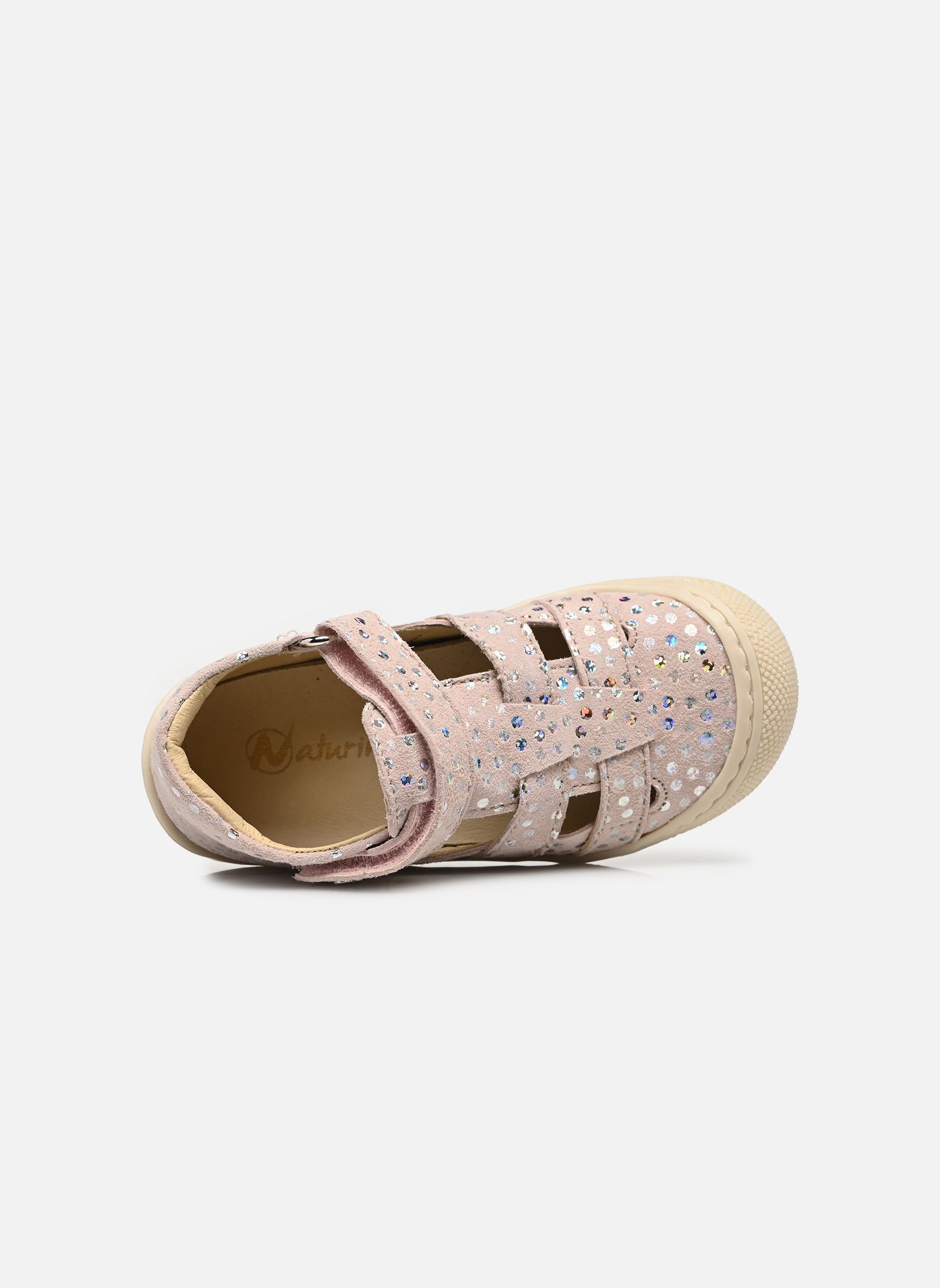 Sandalen Bede mädchen rosa Naturino Sandalen Bede mädchen rosa Suede Cristal Pink