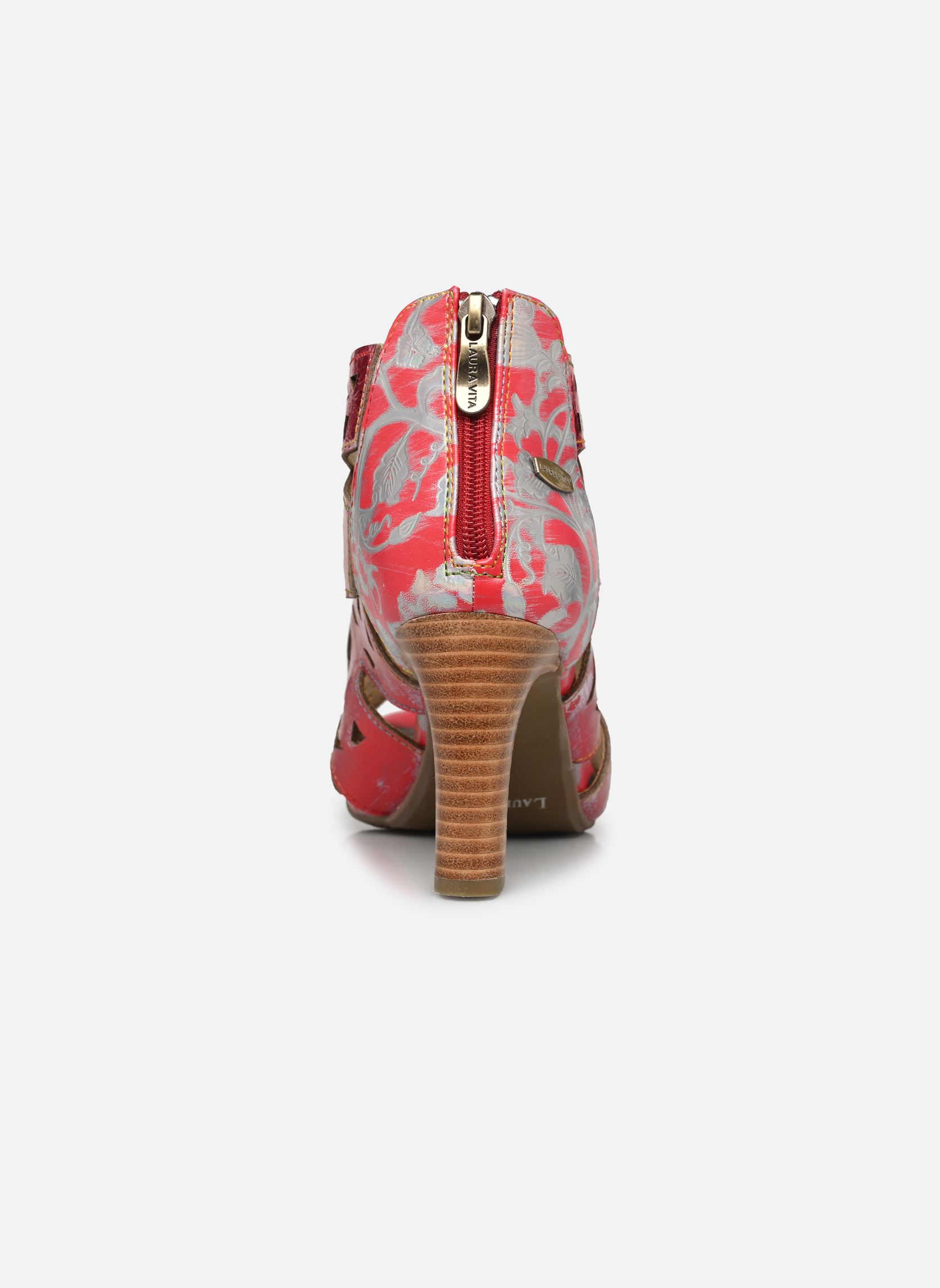 Sandales ALBANE 048 femme rouge Laura Vita Sandales ALBANE 048 femme rouge CERISE