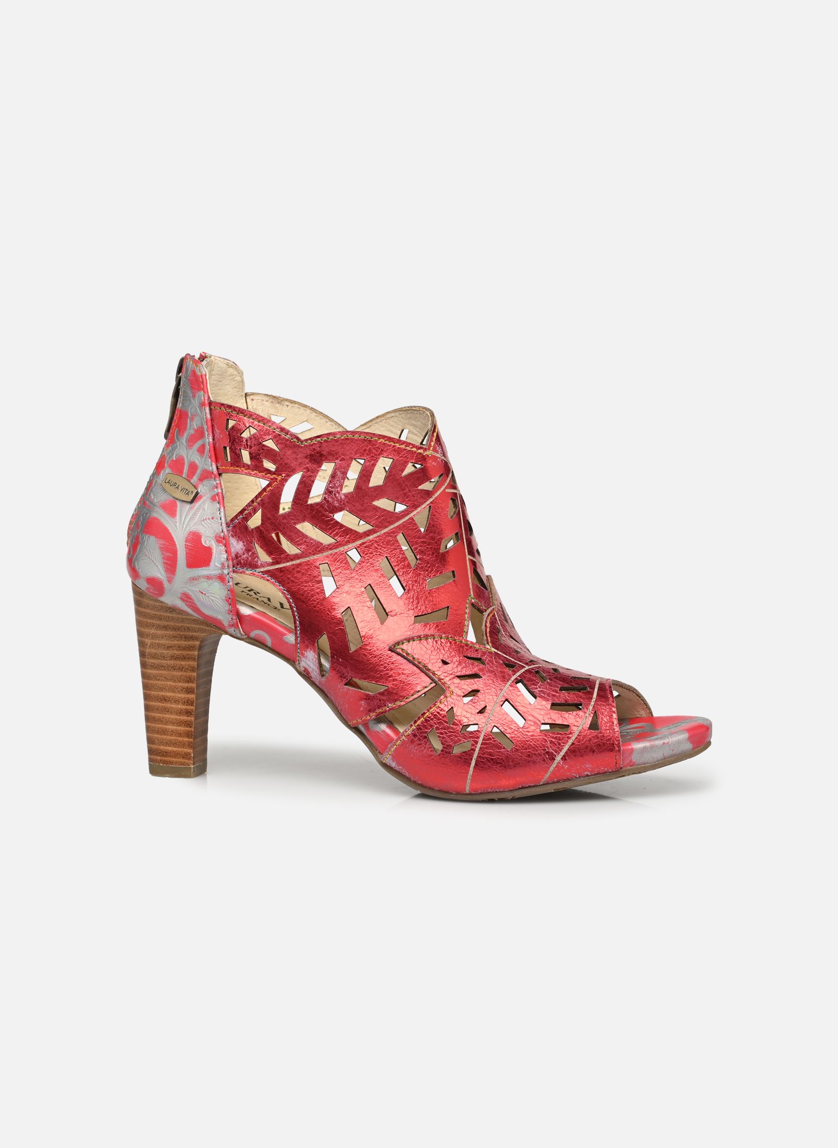 Sandales ALBANE 048 femme rouge Laura Vita Sandales ALBANE 048 femme rouge CERISE