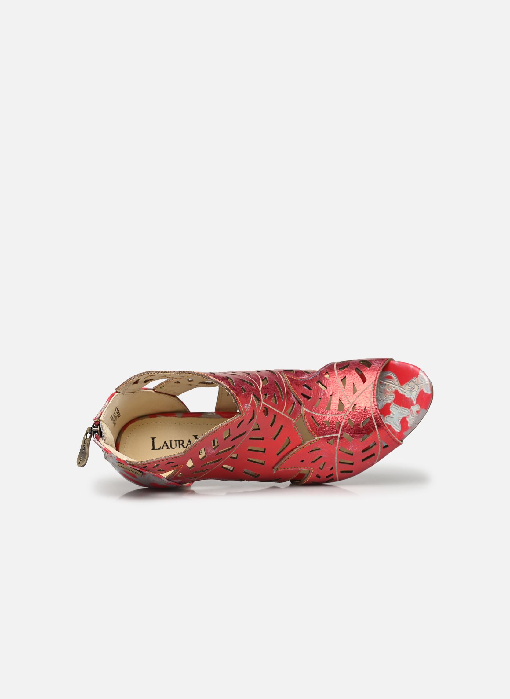 Sandales ALBANE 048 femme rouge Laura Vita Sandales ALBANE 048 femme rouge CERISE