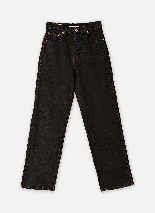 Levi's Straight Fit Jeans Jean droit Ribcage Straight Ankle damen schwarz