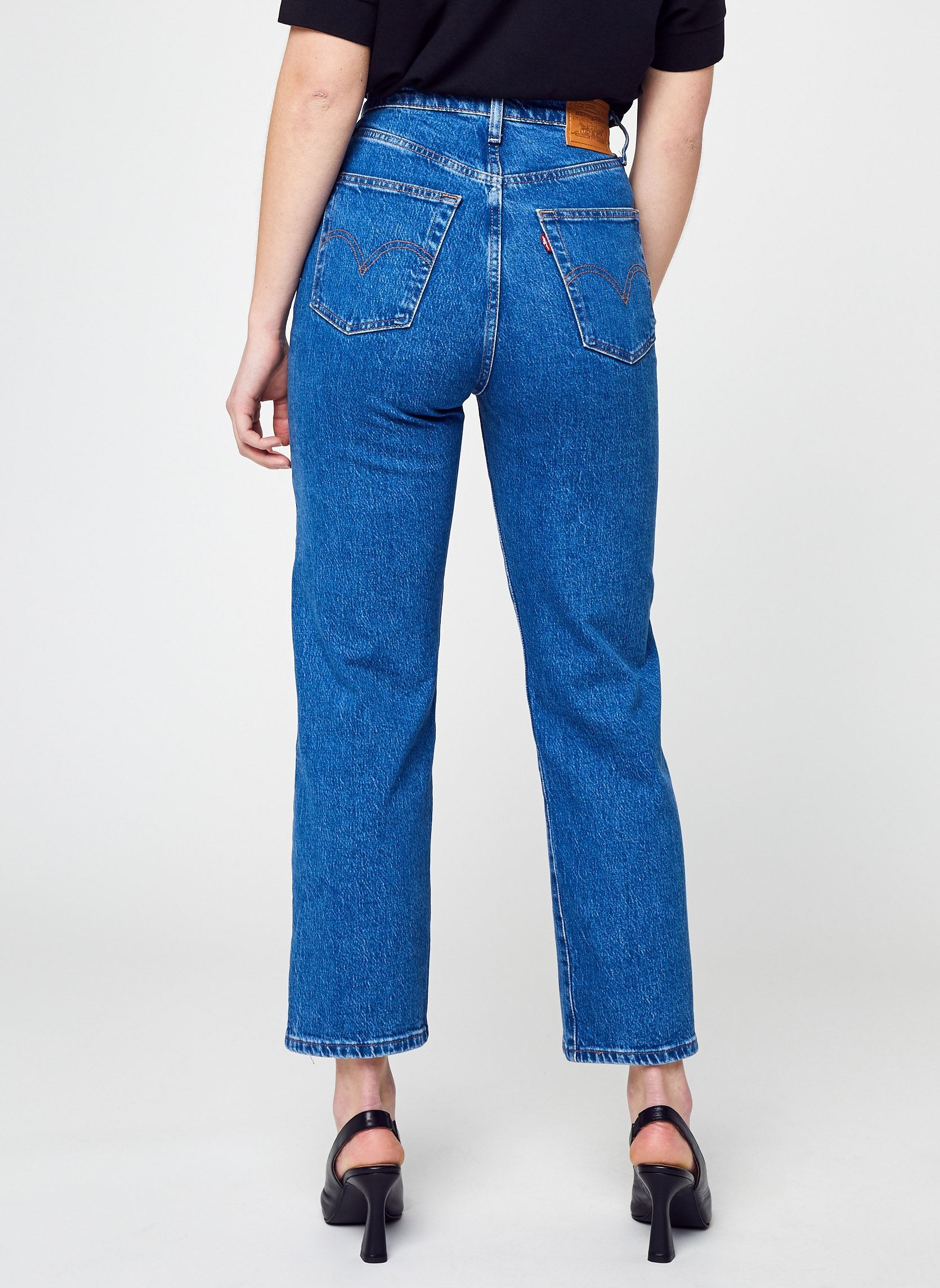 Straight Fit Jeans Jean droit Ribcage Straight Ankle damen blau Levi's Straight Fit Jeans Jean droit Ribcage Straight Ankle damen blau JAZZ POP