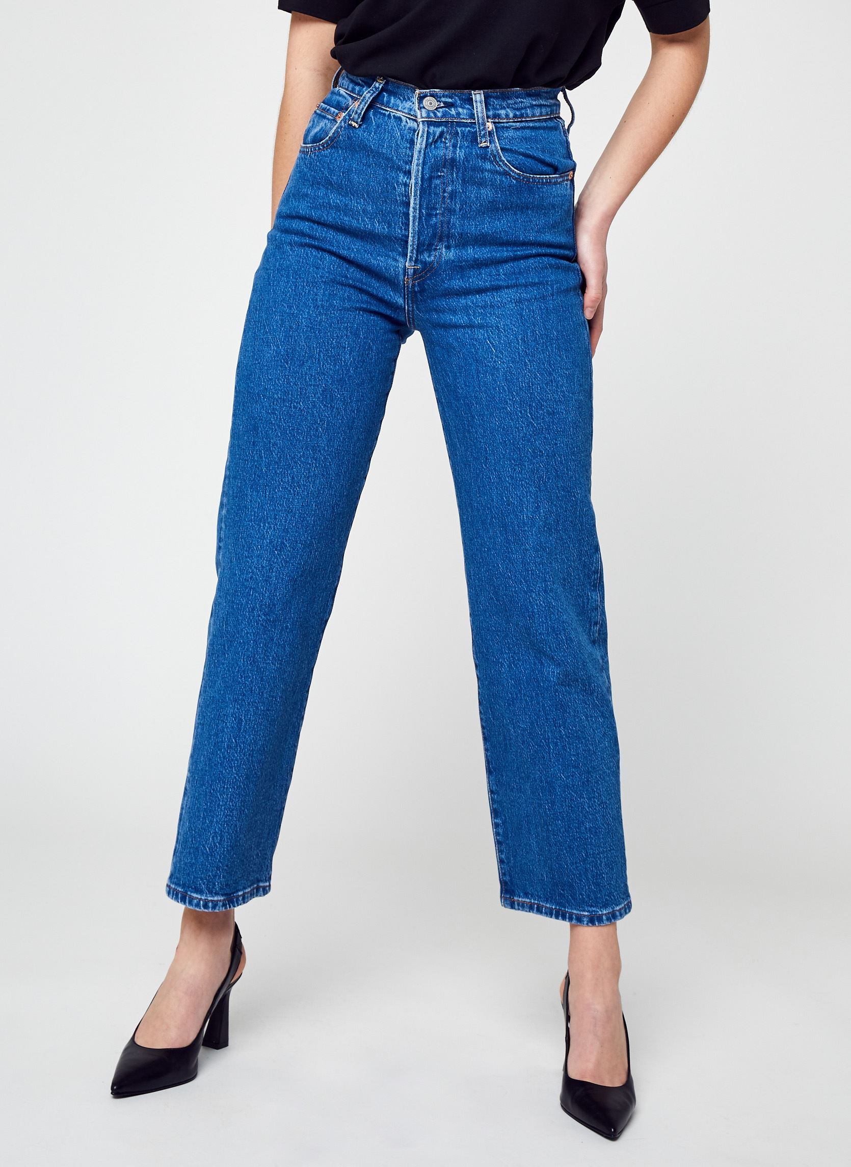 Jeans Levis RIBCAGE STRAIGHT ANKLE US - vue 2