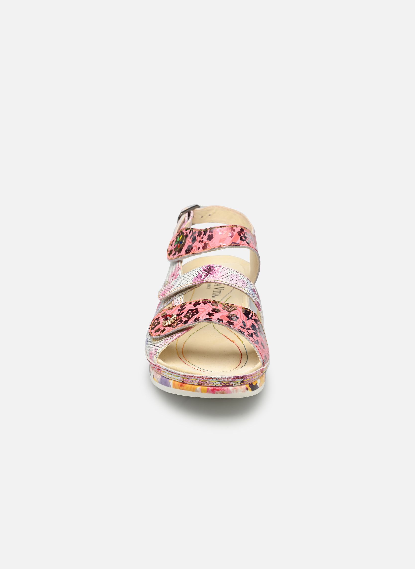 Sandales compensées et plateformes Brcuelo 06 femme rose Laura Vita Sandales compensées et plateformes Brcuelo 06 femme rose Cerise