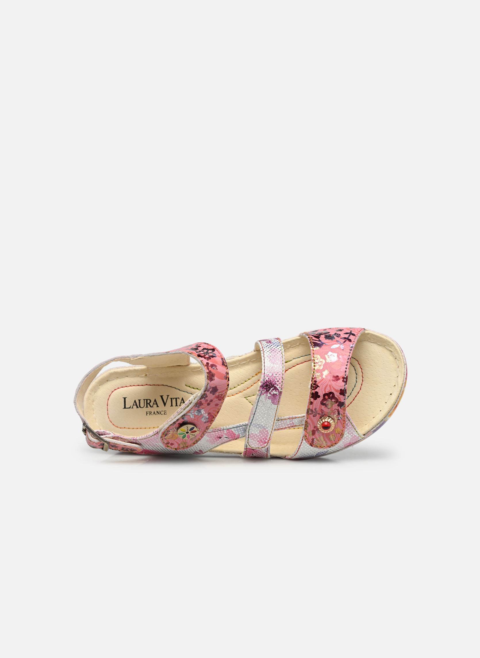 Sandales compensées et plateformes Brcuelo 06 femme rose Laura Vita Sandales compensées et plateformes Brcuelo 06 femme rose Cerise