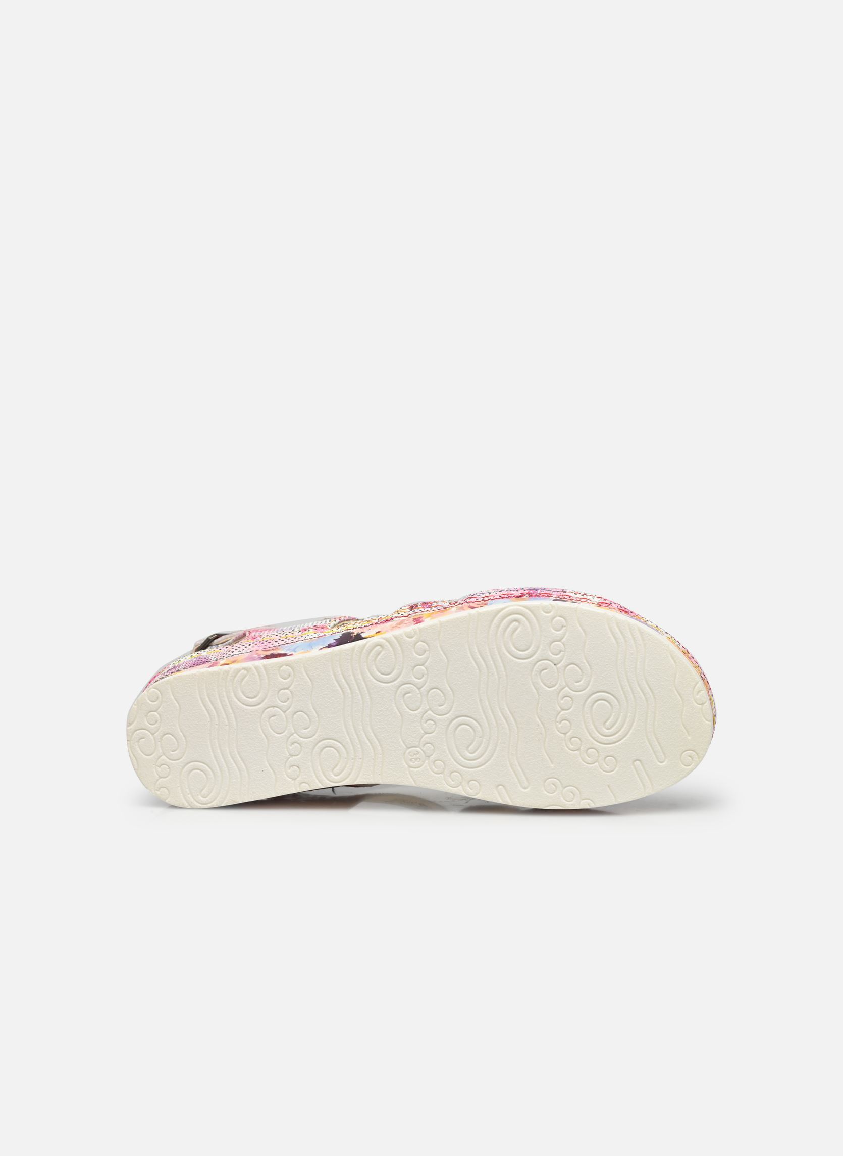 Sandales compensées et plateformes Brcuelo 06 femme rose Laura Vita Sandales compensées et plateformes Brcuelo 06 femme rose Cerise