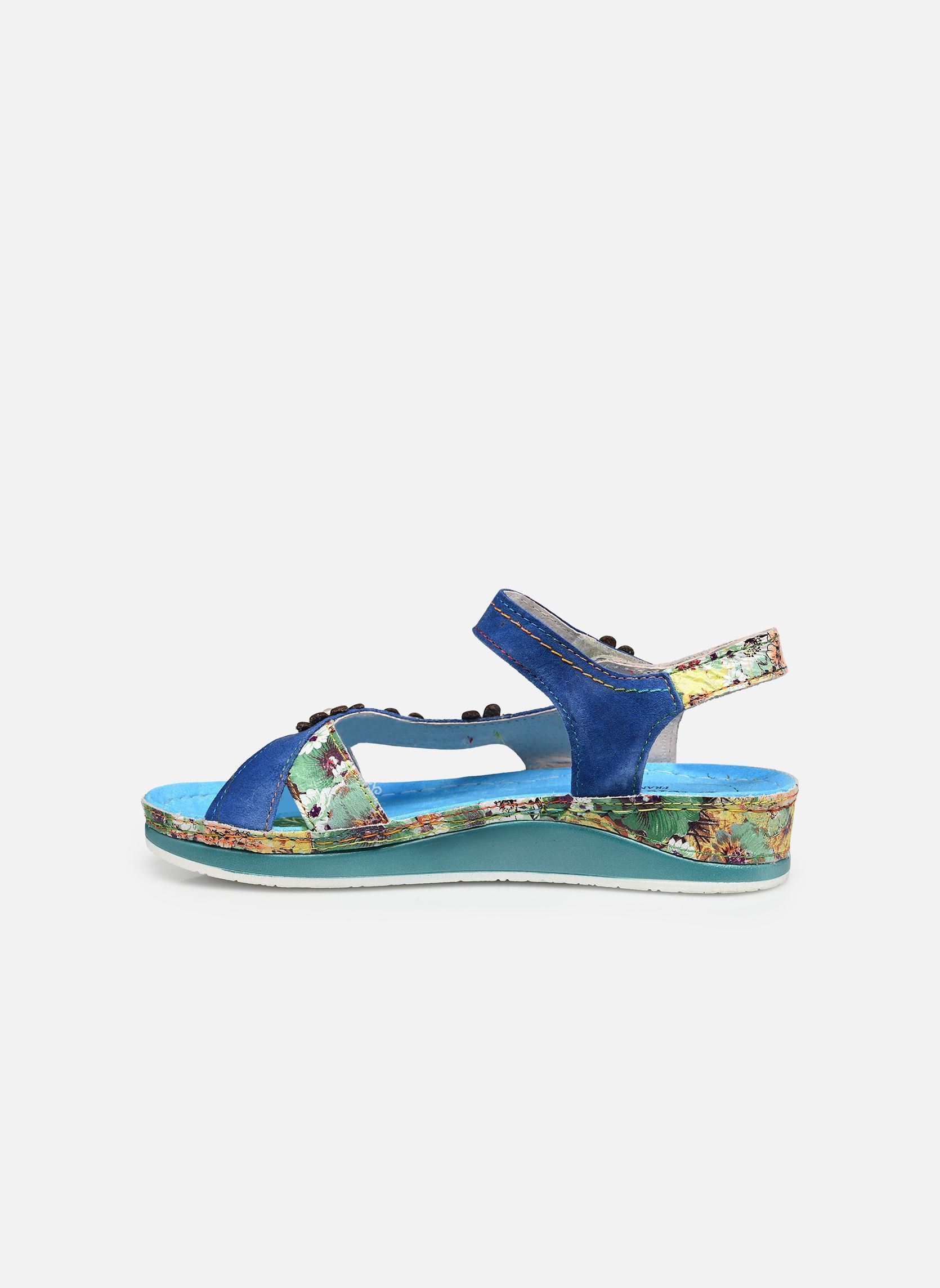 Sandales compensées et plateformes Brcuelo 81 femme bleu Laura Vita Sandales compensées et plateformes Brcuelo 81 femme bleu Indigo
