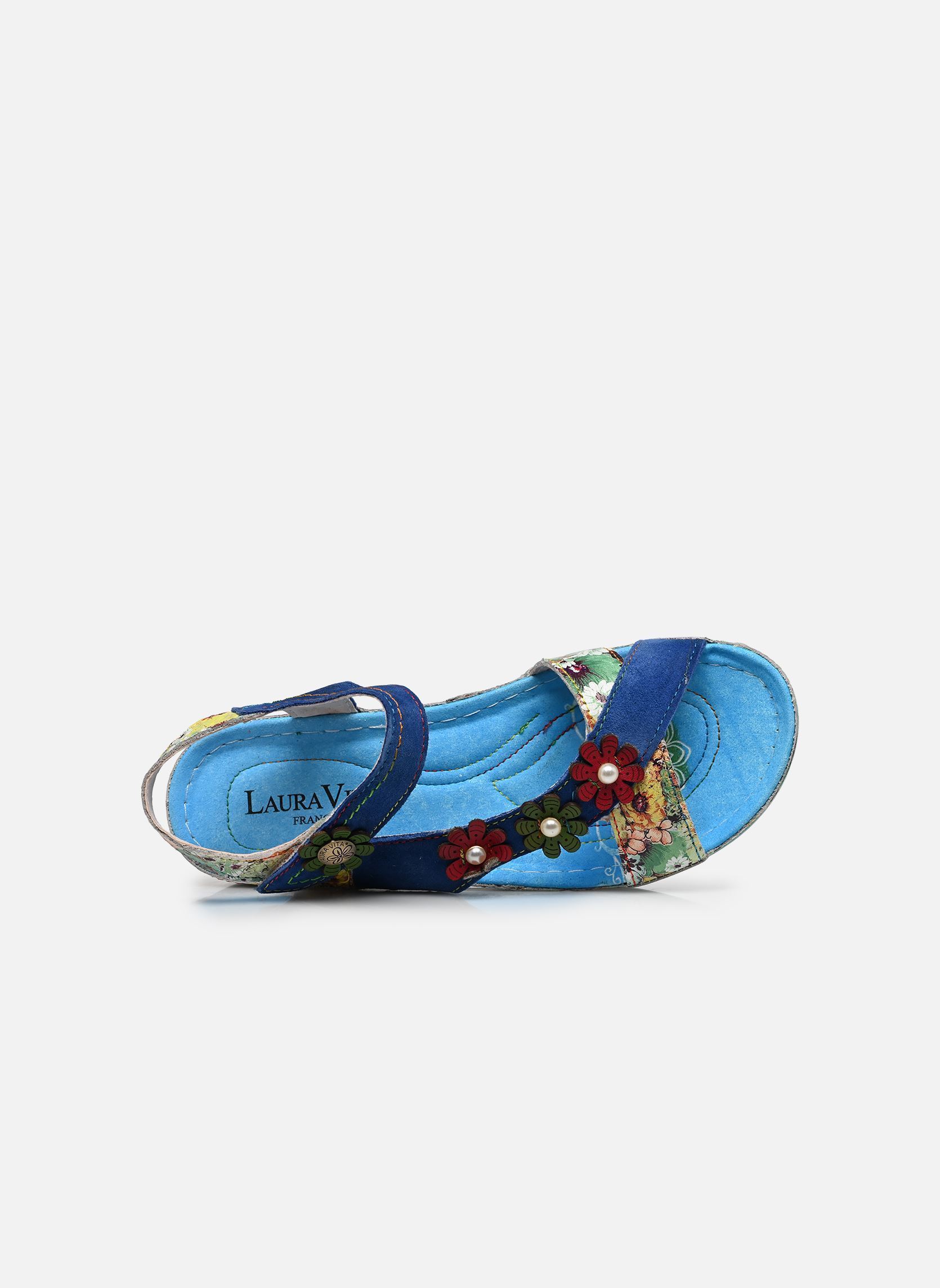 Sandales compensées et plateformes Brcuelo 81 femme bleu Laura Vita Sandales compensées et plateformes Brcuelo 81 femme bleu Indigo