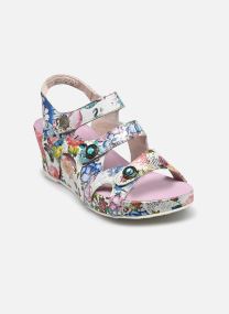 Sandalen met sleehak en plateau Facdiao 12 dames meerkleurig Laura Vita Sandalen met sleehak en plateau Facdiao 12 dames meerkleurig Blanc