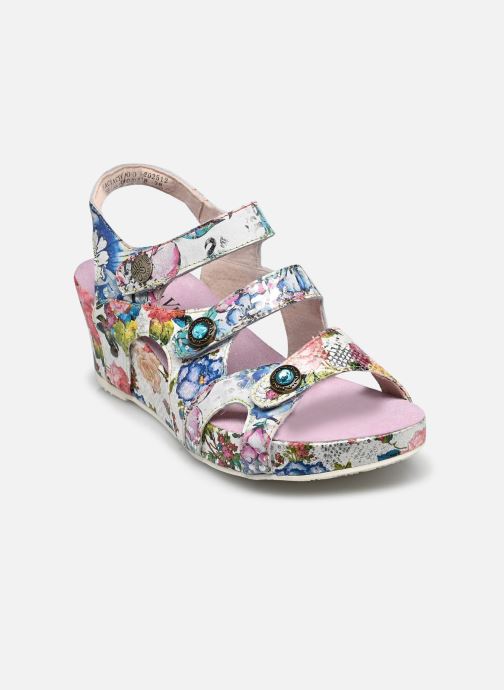 Laura Vita Keil- und Plateausandalen Facdiao 12 damen mehrfarbig