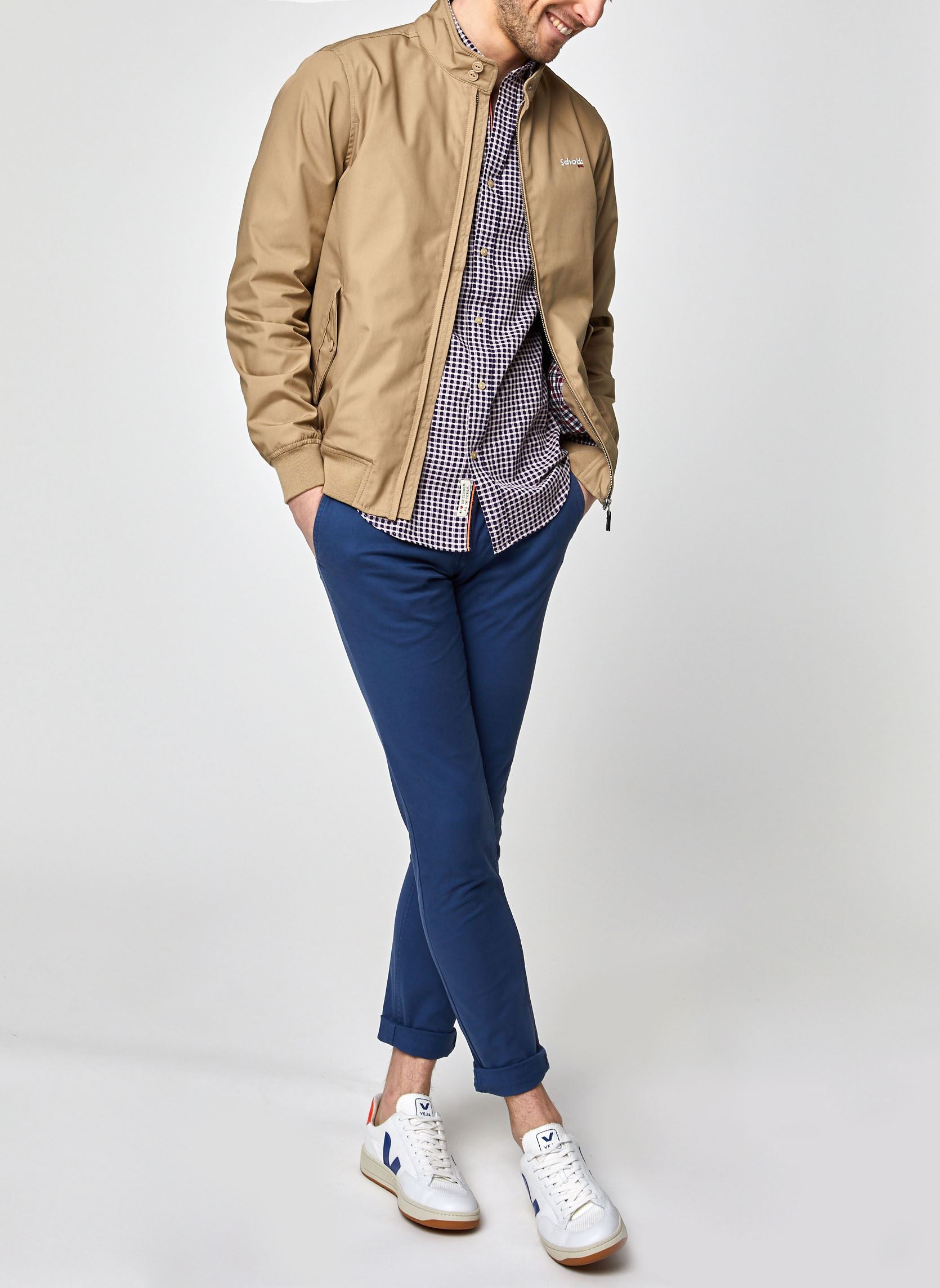 Jacken Blouson Casual-CABL1220 herren beige Schott Jacken Blouson Casual-CABL1220 herren beige LT.BEIGE