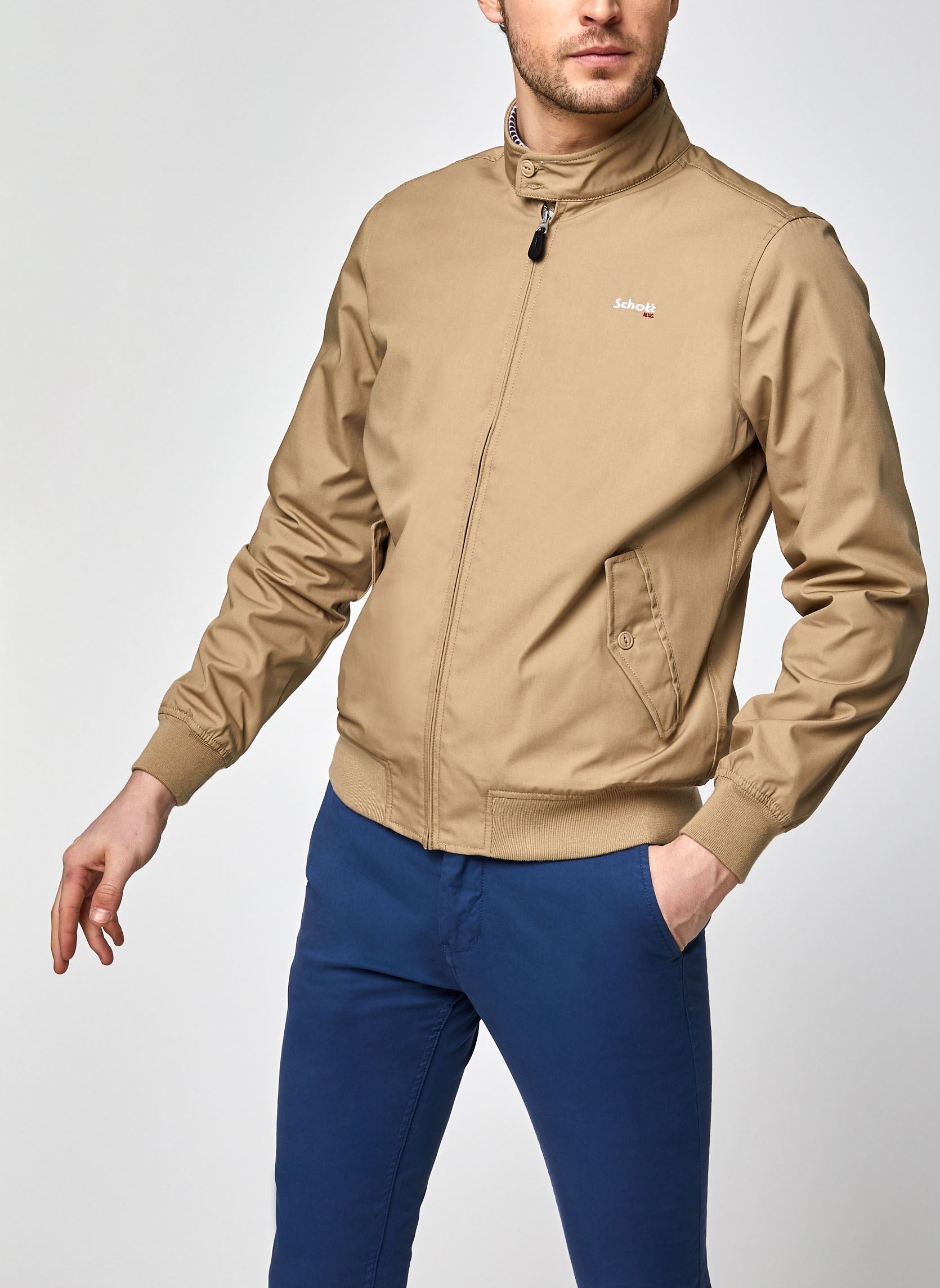 Jacken Blouson Casual-CABL1220 herren beige Schott Jacken Blouson Casual-CABL1220 herren beige LT.BEIGE