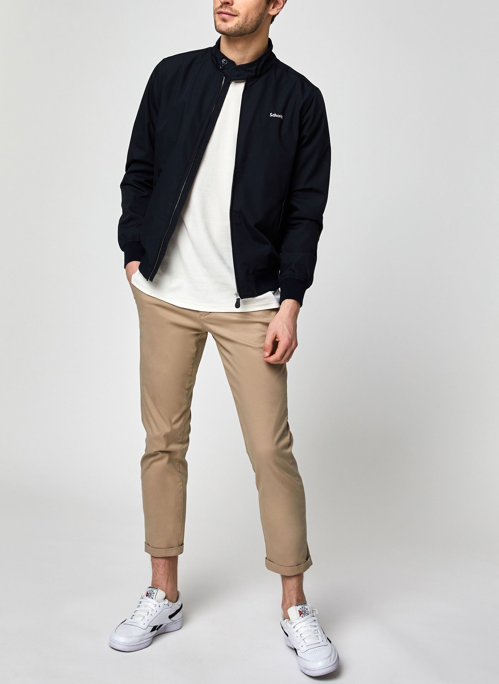 Vestes Blouson Casual-CABL1220 homme bleu Schott Vestes Blouson Casual-CABL1220 homme bleu NAVY