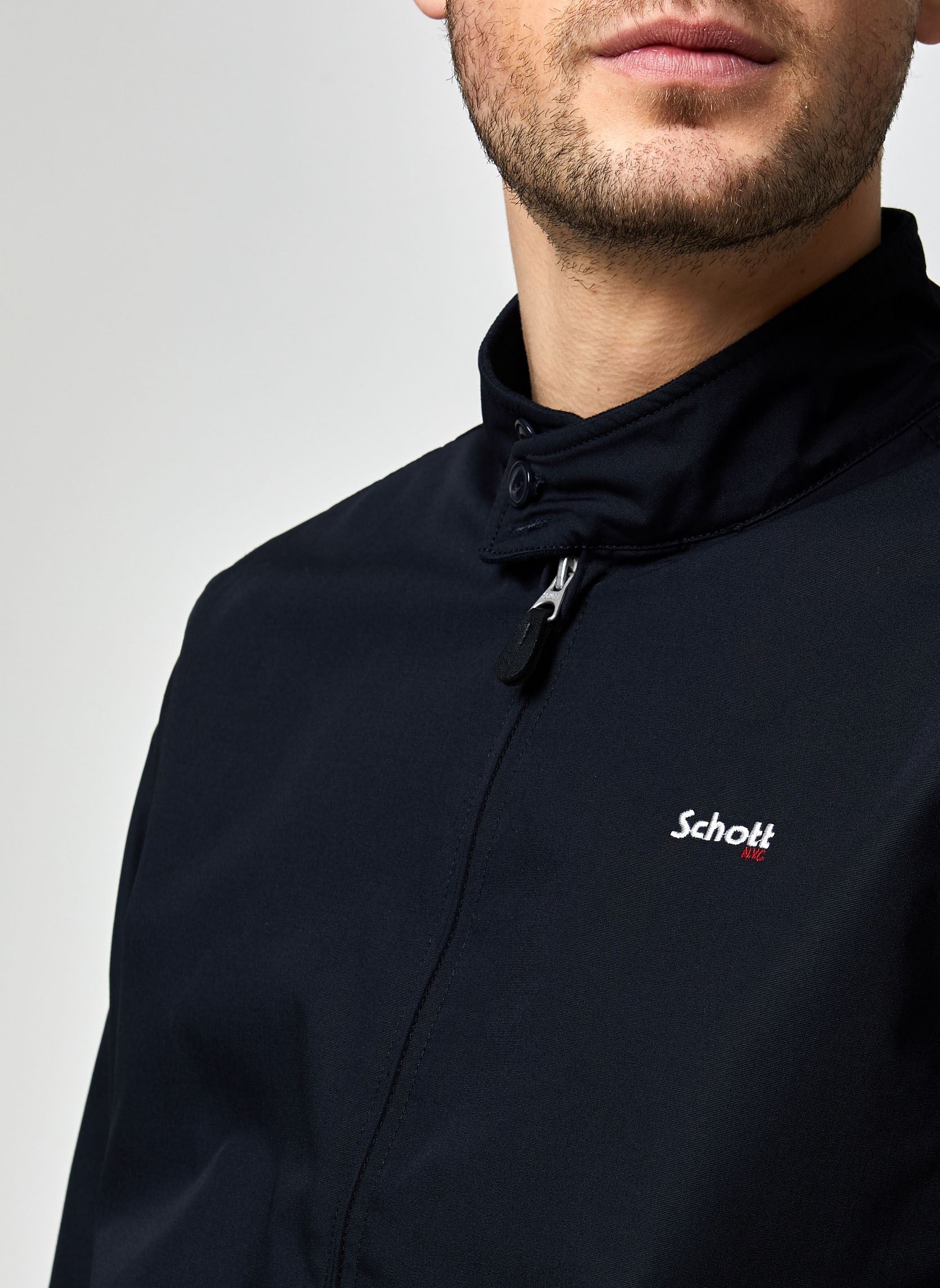 Vestes Blouson Casual-CABL1220 homme bleu Schott Vestes Blouson Casual-CABL1220 homme bleu NAVY