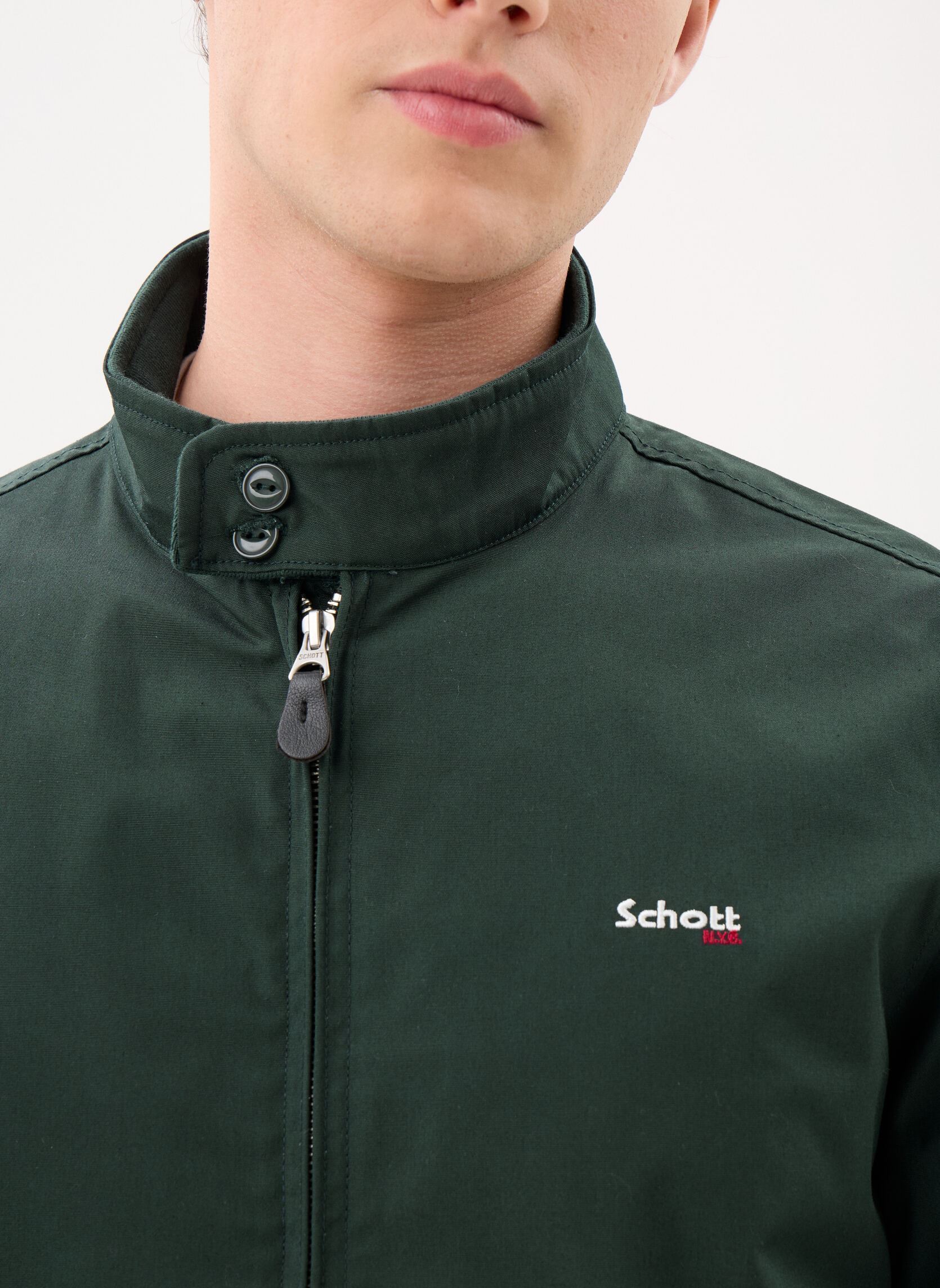 Vestes Blouson Casual-CABL1220 homme vert Schott Vestes Blouson Casual-CABL1220 homme vert DARK GREEN