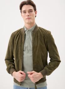Vestes Bomber Casual Suede-LC300 homme marron