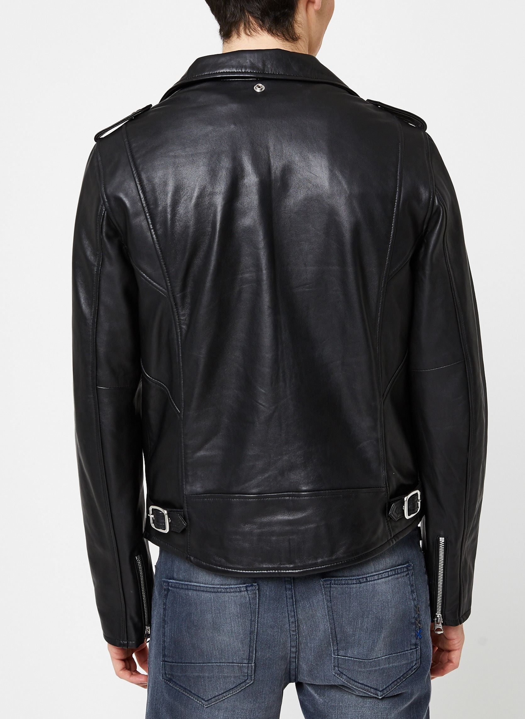 Vestes Lc 1140 Veste Perfecto Motard - Agneau homme noir Schott Vestes Lc 1140 Veste Perfecto Motard - Agneau homme noir Black