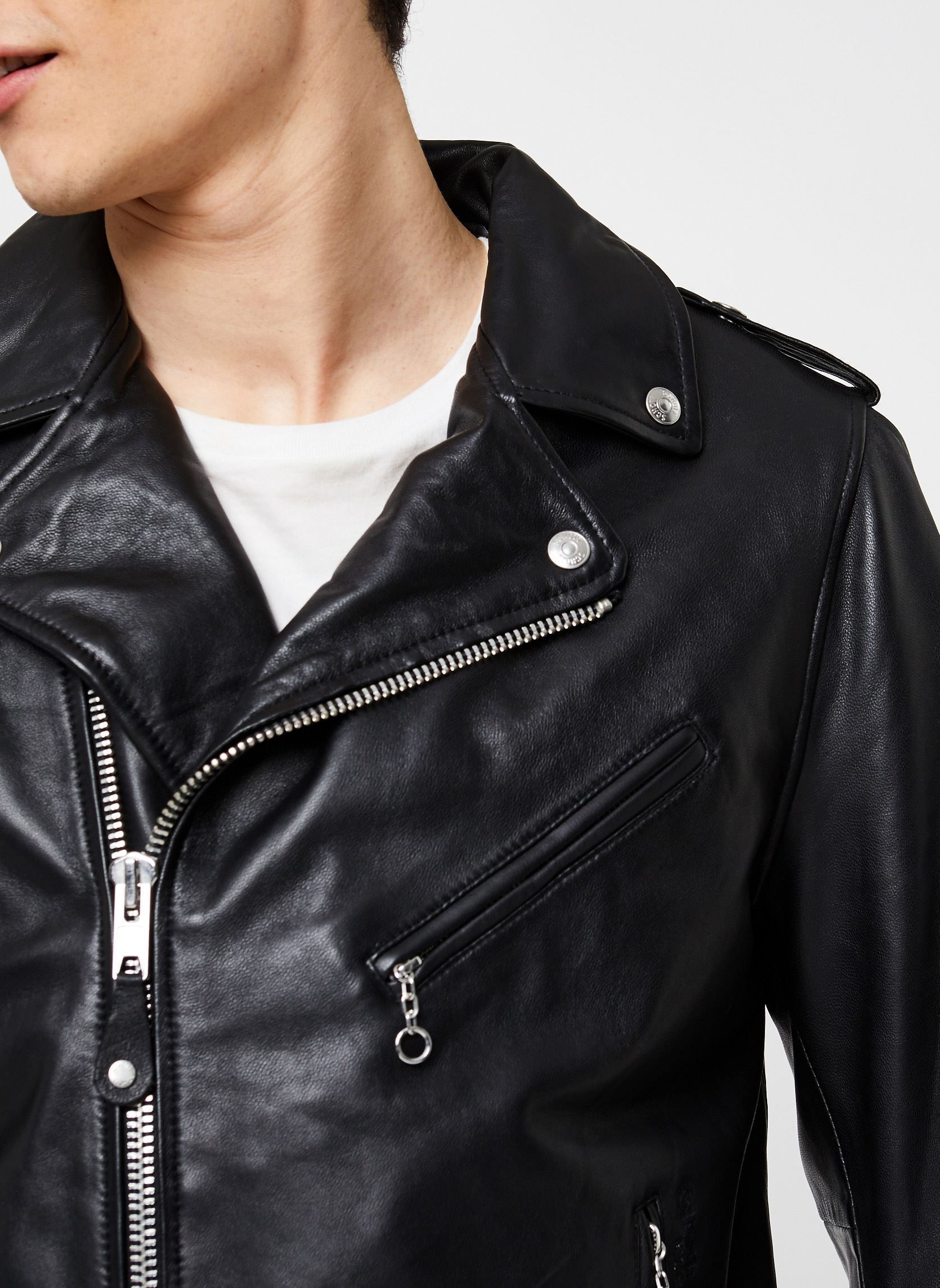 Vestes Lc 1140 Veste Perfecto Motard - Agneau homme noir Schott Vestes Lc 1140 Veste Perfecto Motard - Agneau homme noir Black