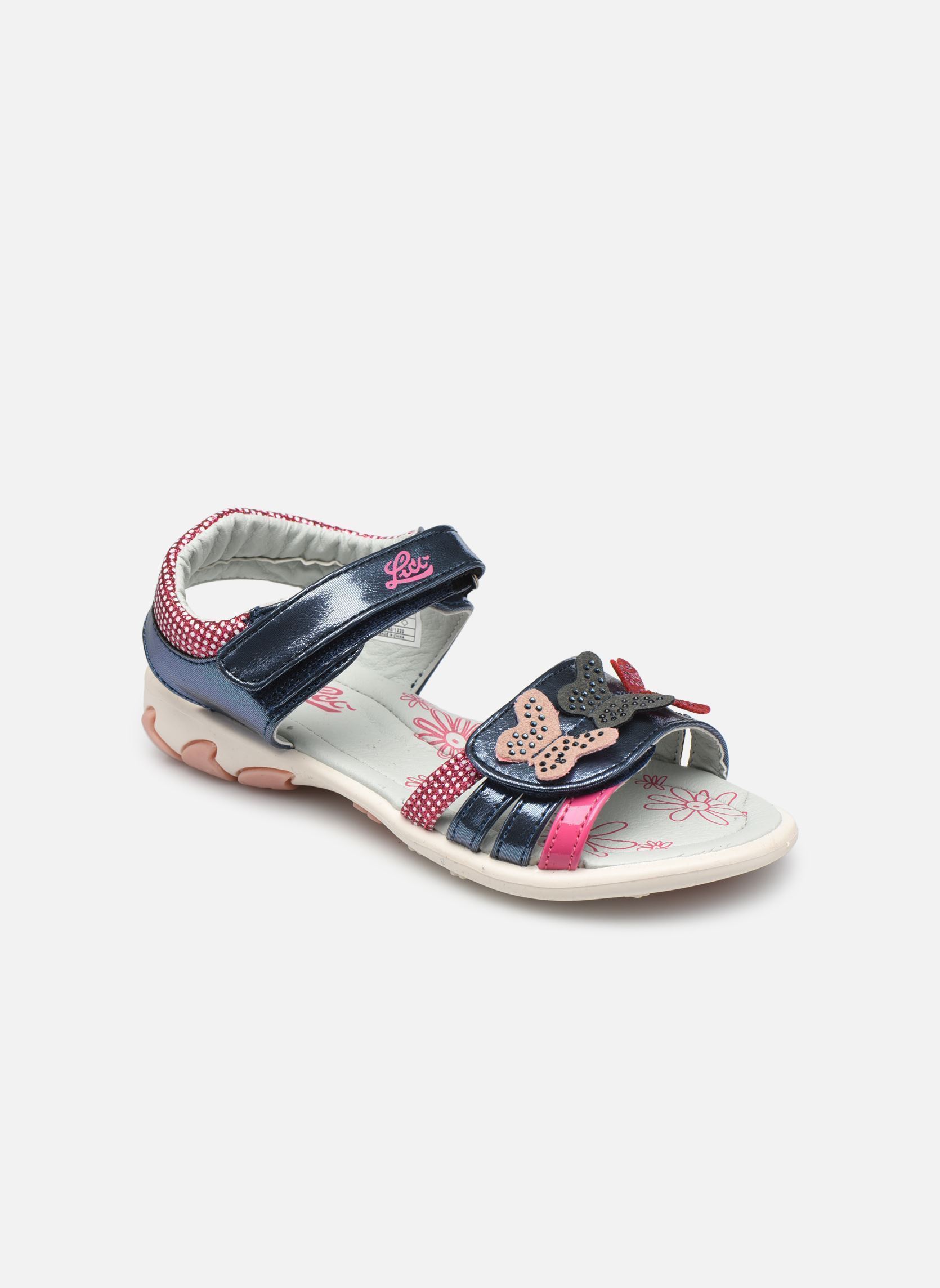 Sandalen Lindsey V mädchen blau Lico Sandalen Lindsey V mädchen blau MARINE PINK ROSA
