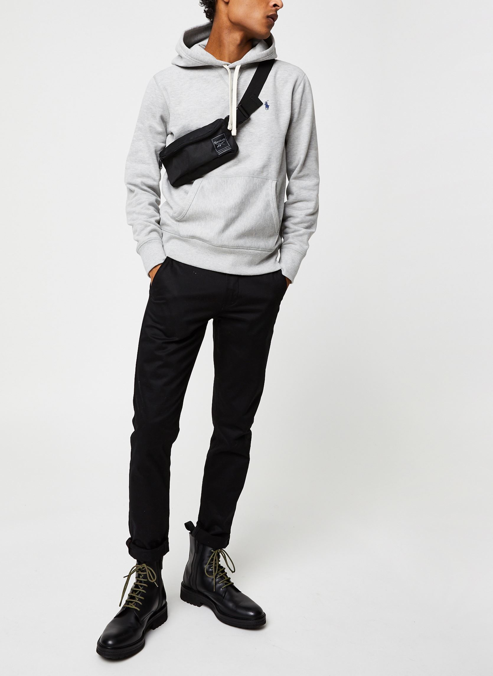 Kapuzenpullover Sweat à capuche RL en molleton herren grau Polo Ralph Lauren Kapuzenpullover Sweat à capuche RL en molleton herren grau ANDOVER HEATHER