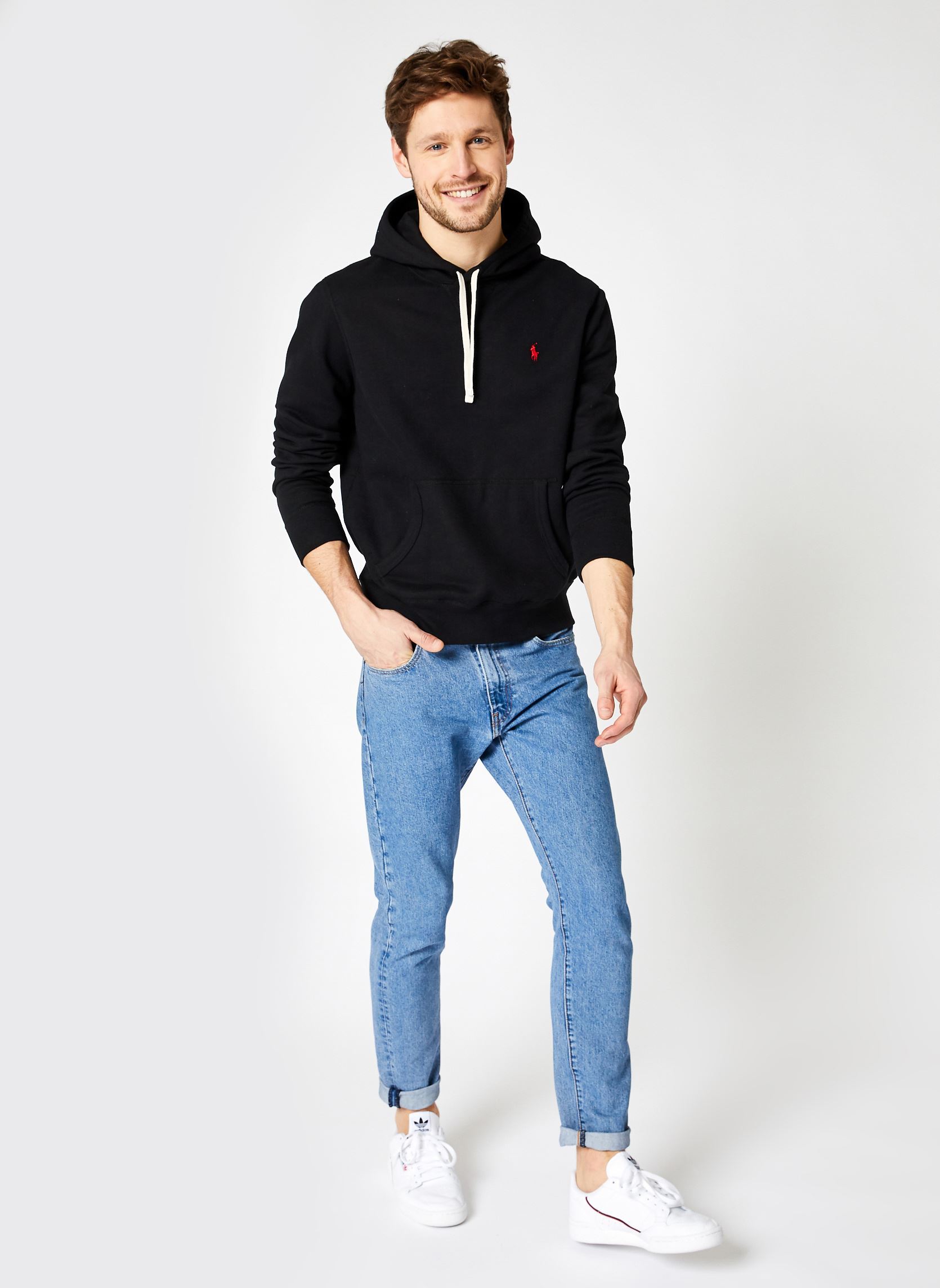 Hoodies Sweat à capuche RL en molleton heren zwart Polo Ralph Lauren Hoodies Sweat à capuche RL en molleton heren zwart POLO BLACK