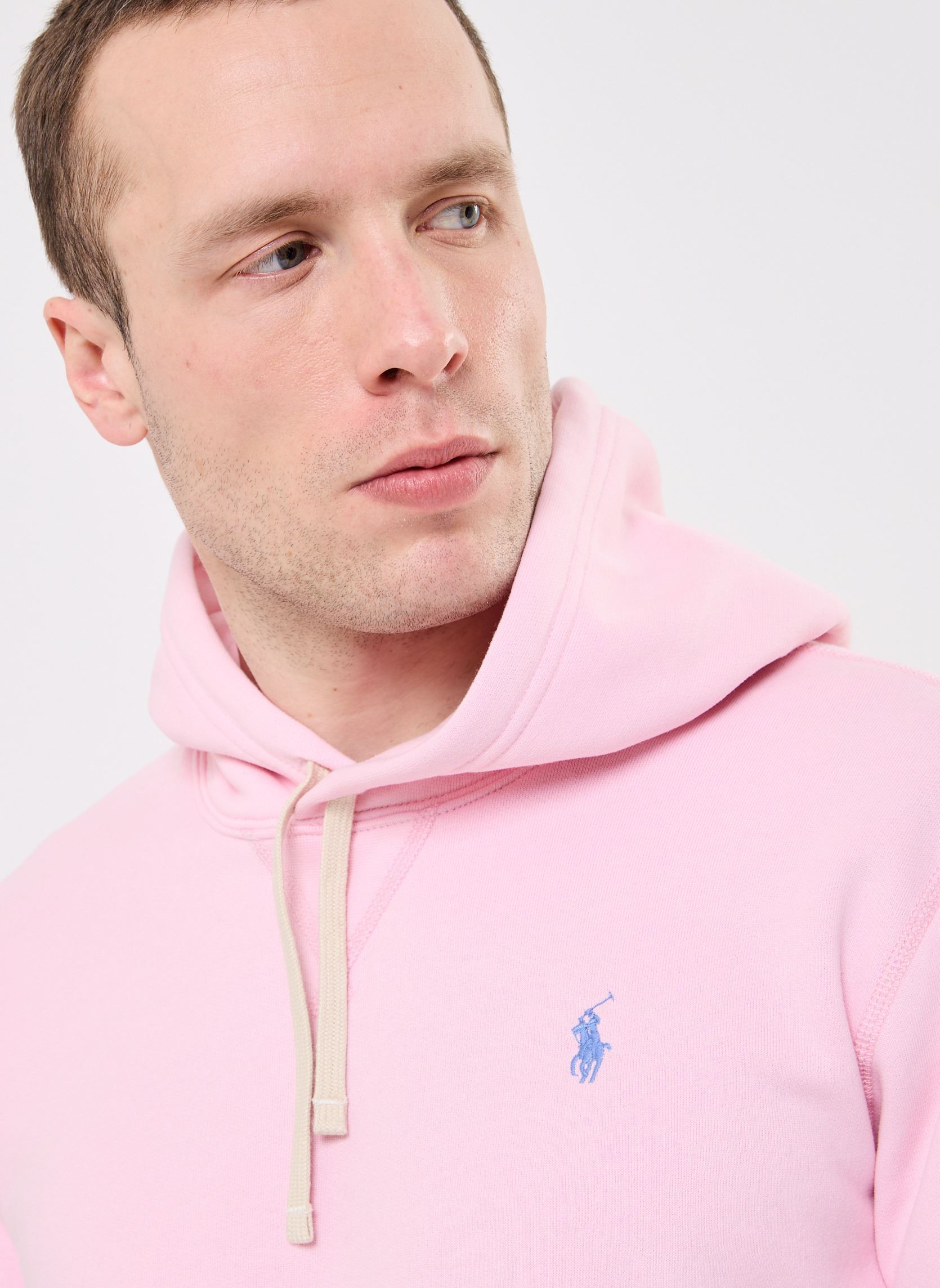 Sweats à capuche Sweat à capuche RL en molleton homme rose Polo Ralph Lauren Sweats à capuche Sweat à capuche RL en molleton homme rose CARMEL PINK/C7349