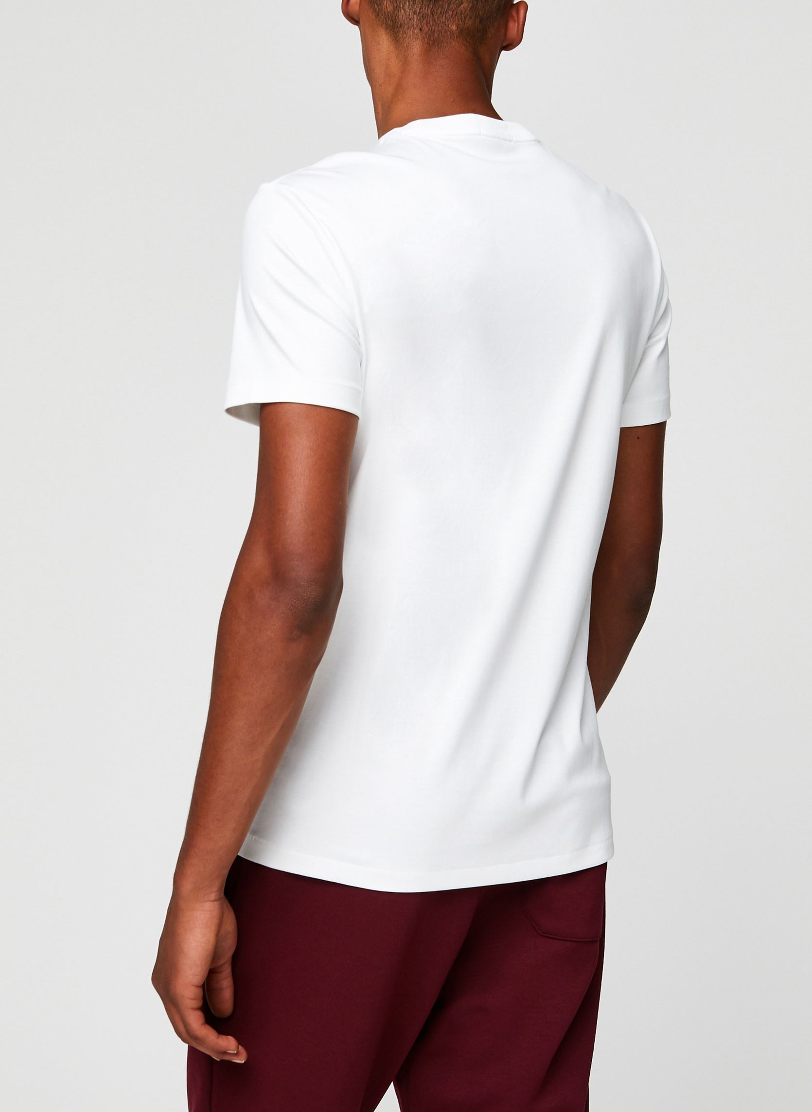 Tee-shirts T-Shirt Coupe Ajustée En Coton Doux 7107 homme blanc Polo Ralph Lauren Tee-shirts T-Shirt Coupe Ajustée En Coton Doux 7107 homme blanc White