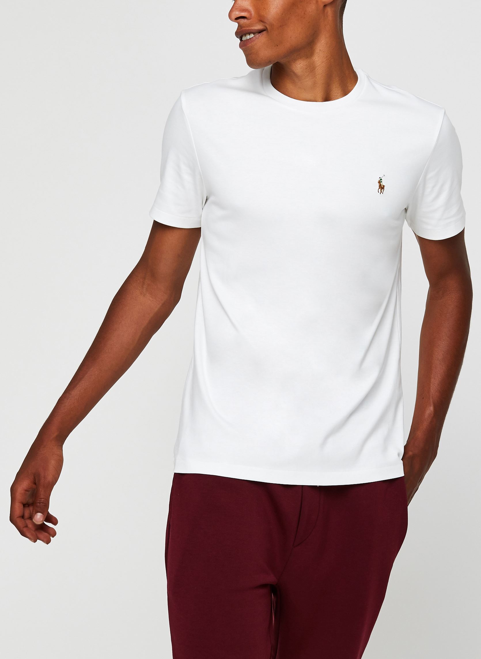 T shirt Polo Ralph Lauren T SHIRT AJUSTE EN PIMA COTON EU - vue 10