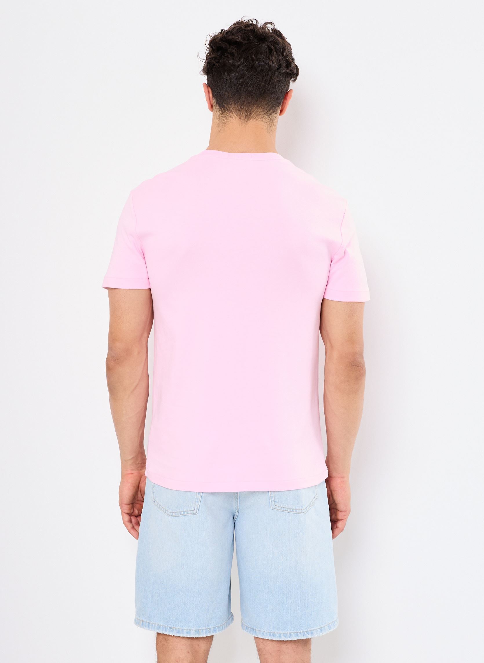 Tee-shirts T-Shirt Coupe Ajustée En Coton Doux 7107 homme rose Polo Ralph Lauren Tee-shirts T-Shirt Coupe Ajustée En Coton Doux 7107 homme rose CARMEL PINK