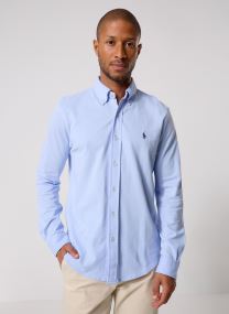 Hemden Chemise ultra-légère en coton piqué heren wit
