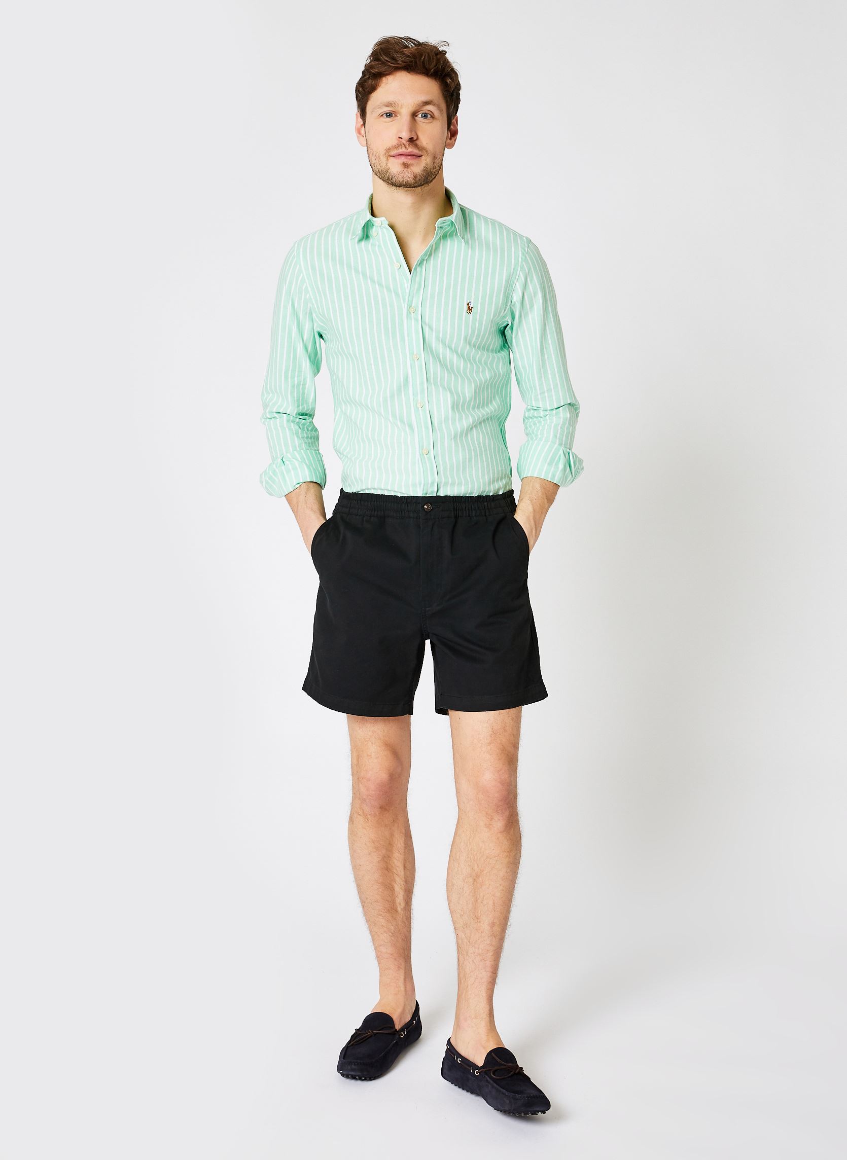 Shorts Short chino Polo BCBG 15,2 cm homme noir Polo Ralph Lauren Shorts Short chino Polo BCBG 15,2 cm homme noir POLO BLACK
