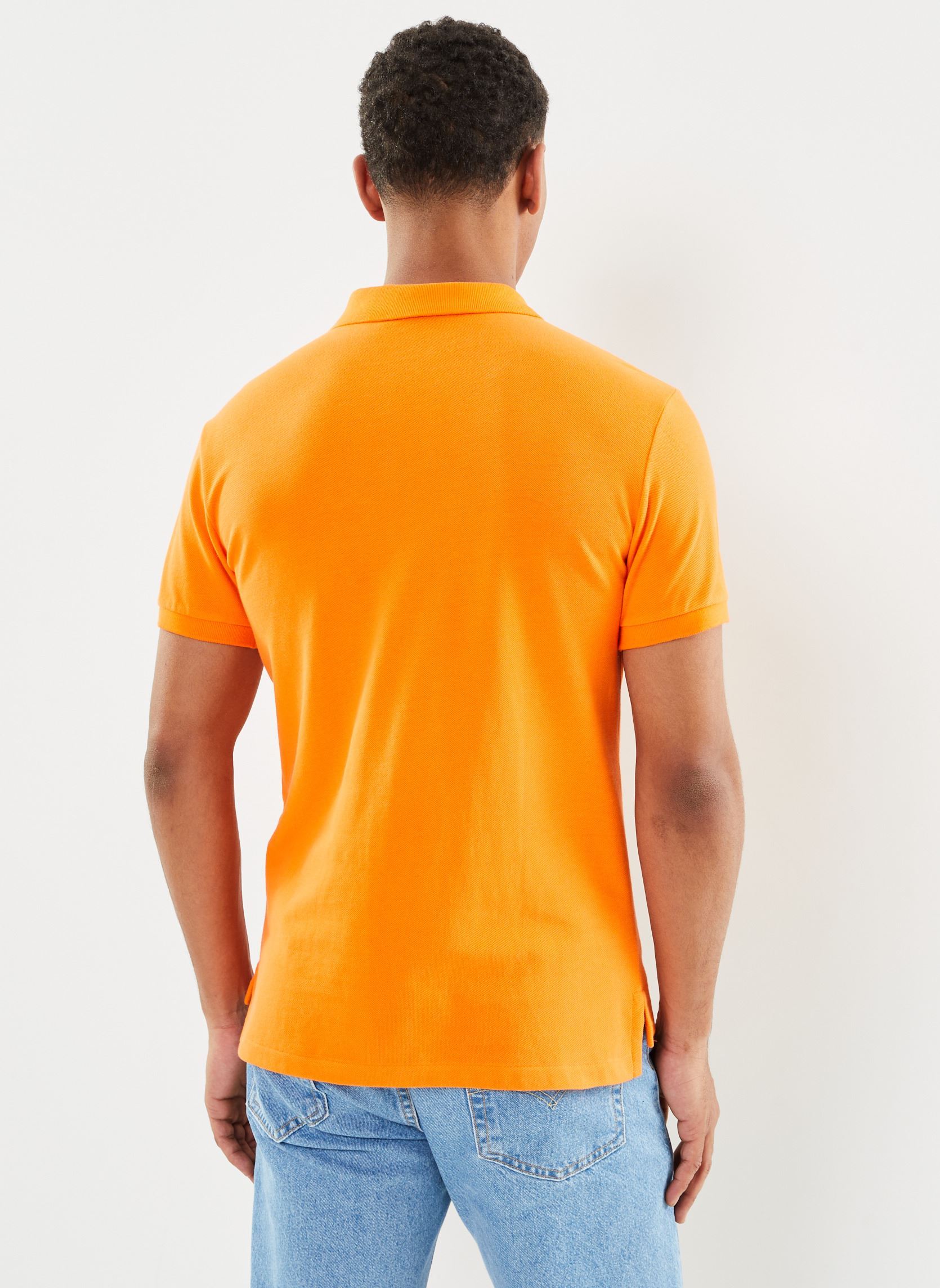Poloshirts Polo cintré en coton piqué 710548797 herren orange Polo Ralph Lauren Poloshirts Polo cintré en coton piqué 710548797 herren orange RESORT ORANGEC6935