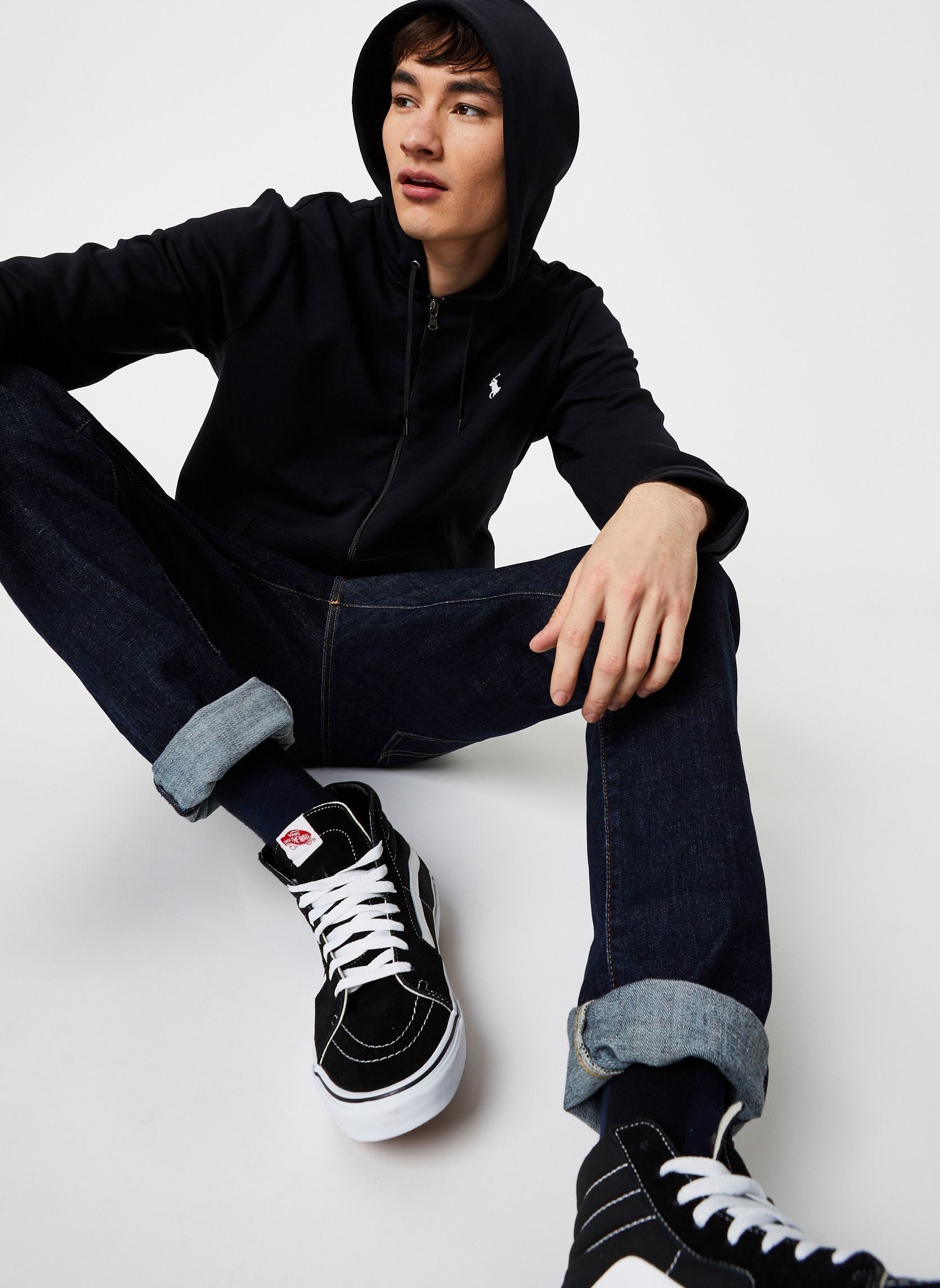 Sweats zippés Sweat À Capuche En Maille Double 7108882 homme noir Polo Ralph Lauren Sweats zippés Sweat À Capuche En Maille Double 7108882 homme noir POLO BLACK