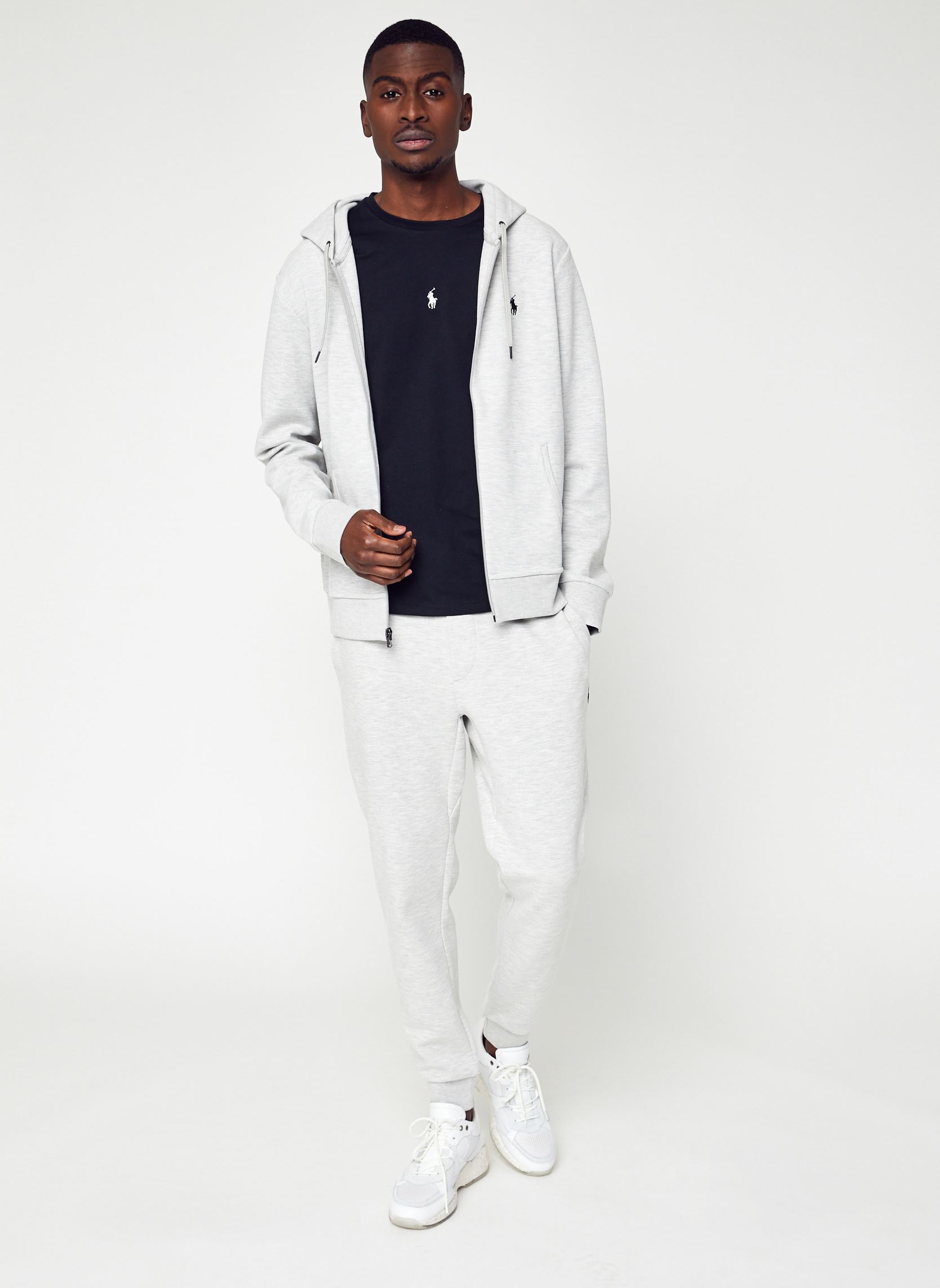 Sweats zippés Sweat À Capuche En Maille Double 7108882 homme gris Polo Ralph Lauren Sweats zippés Sweat À Capuche En Maille Double 7108882 homme gris LT SPORT HEATHER