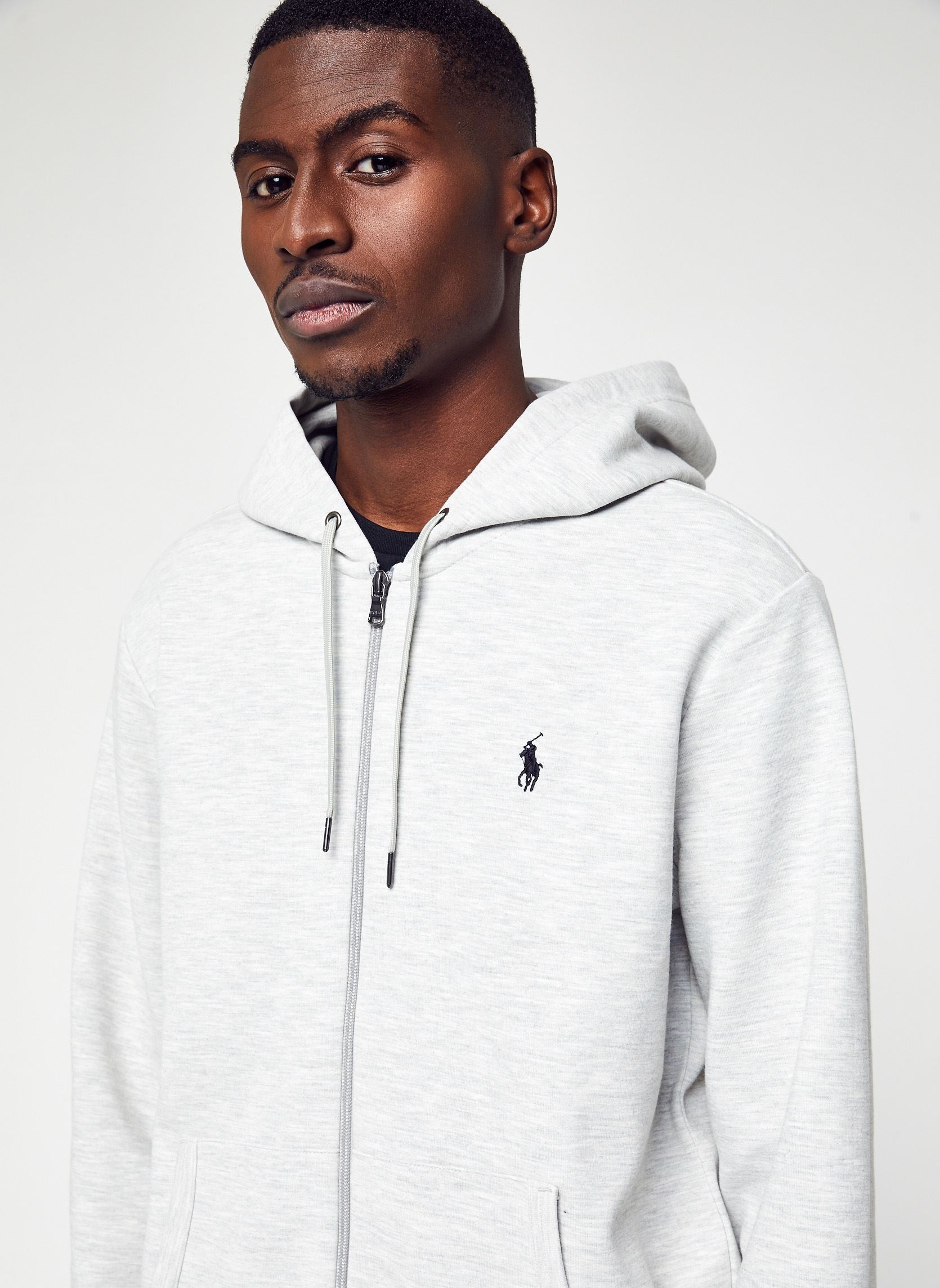 Sweats zippés Sweat À Capuche En Maille Double 7108882 homme gris Polo Ralph Lauren Sweats zippés Sweat À Capuche En Maille Double 7108882 homme gris LT SPORT HEATHER