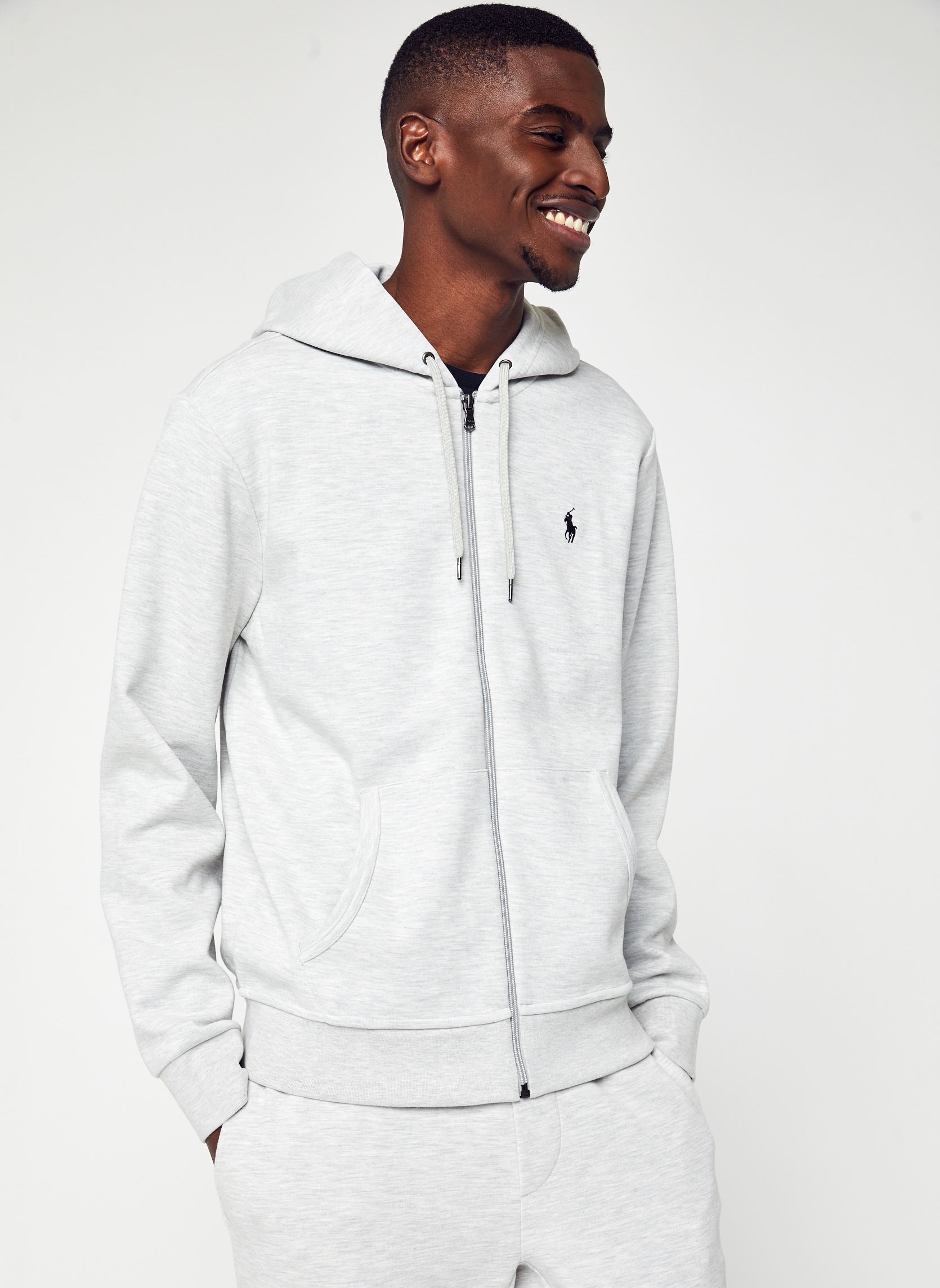 Sweats zippés Sweat À Capuche En Maille Double 7108882 homme gris Polo Ralph Lauren Sweats zippés Sweat À Capuche En Maille Double 7108882 homme gris LT SPORT HEATHER