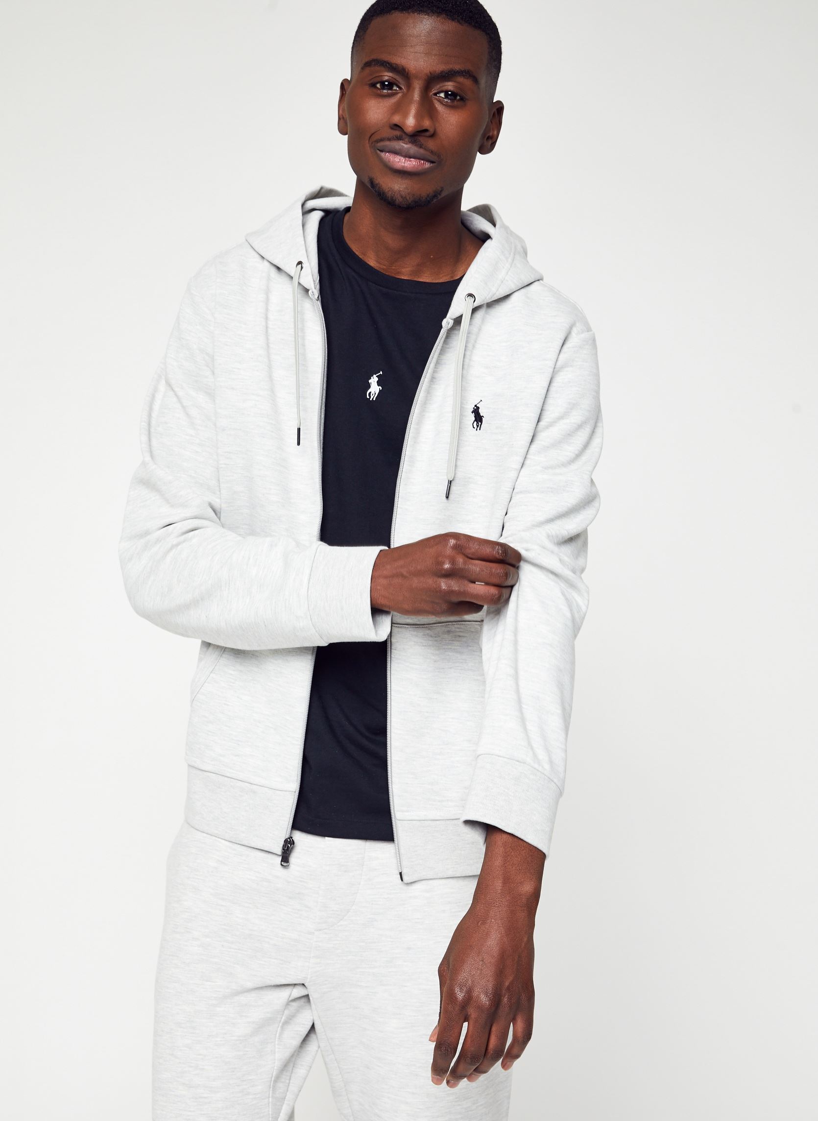 Vêtements Polo Ralph Lauren Sweat À Capuche En Maille Double 710888282 pour Homme