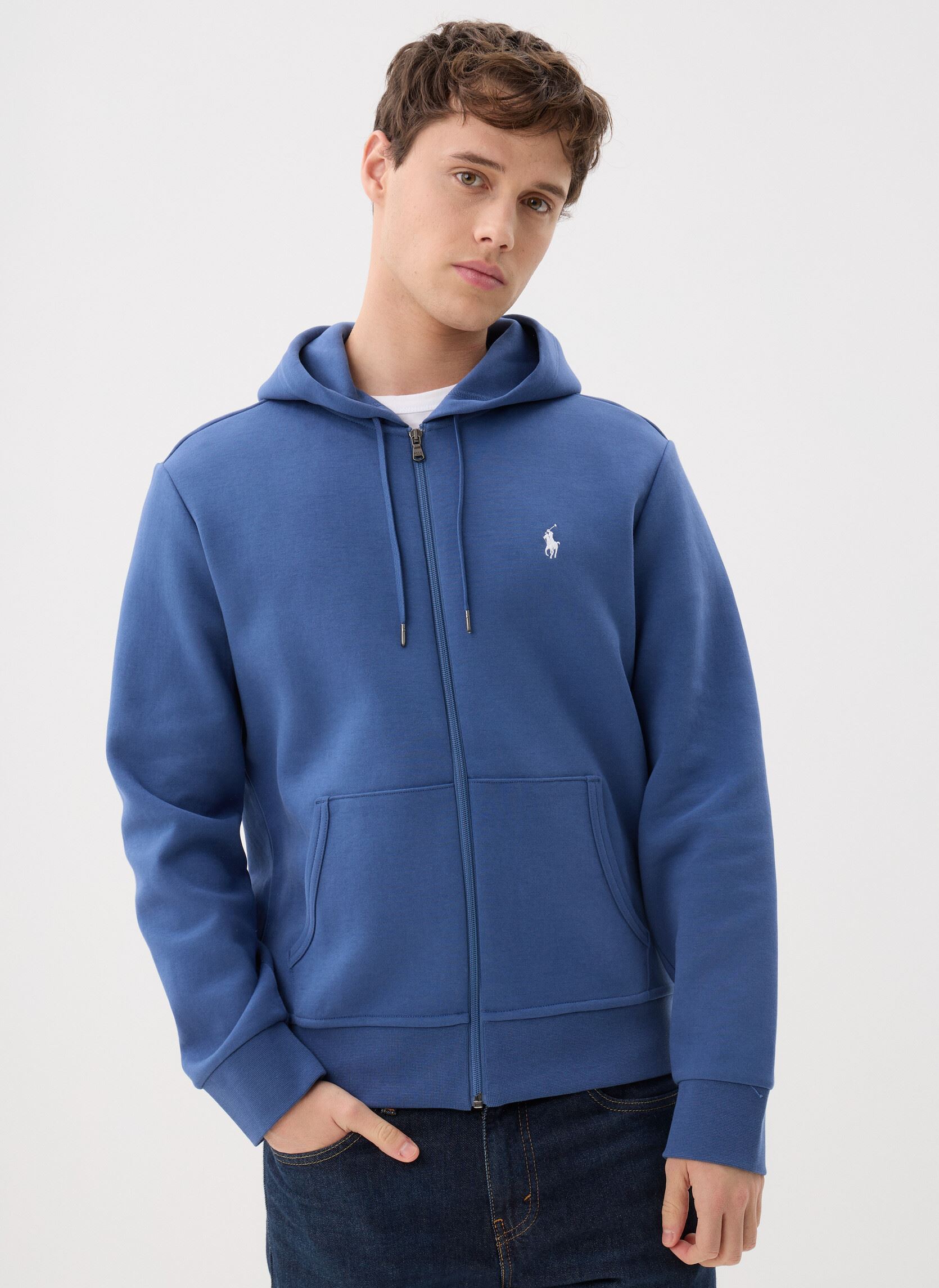 Sweat shirt Polo Ralph Lauren SWEATSHIRT ZIPPE EN DOUBLE KNIT TECH EU - vue 2