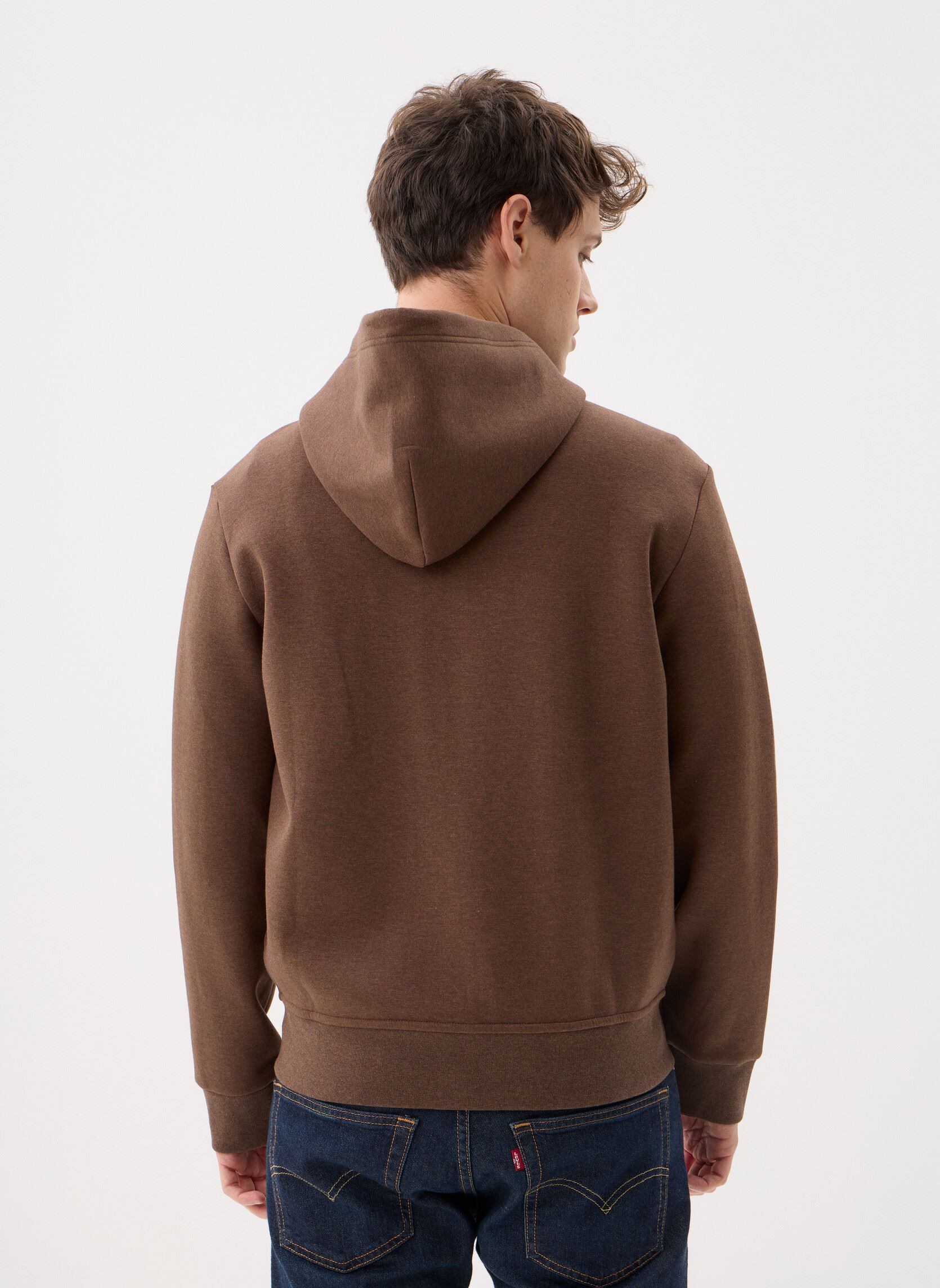 Sweats zippés Sweat À Capuche En Maille Double 7108882 homme marron Polo Ralph Lauren Sweats zippés Sweat À Capuche En Maille Double 7108882 homme marron NUTMEG BROWN HEATHER/C1730