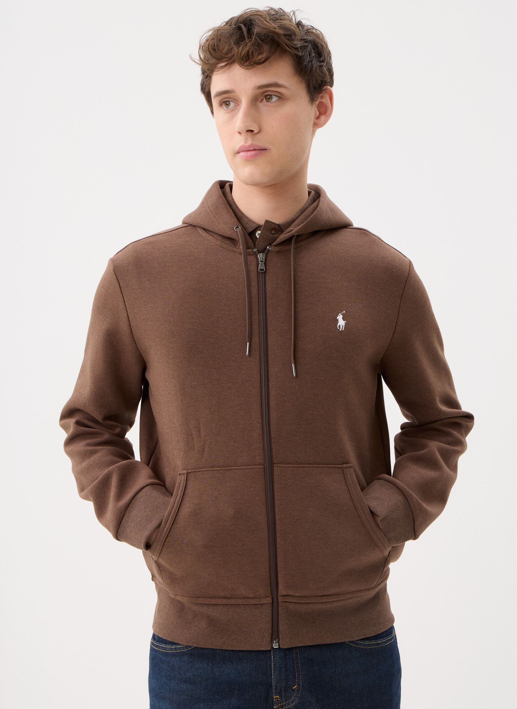 Vêtements Polo Ralph Lauren Sweat À Capuche En Maille Double 710888282 pour Homme