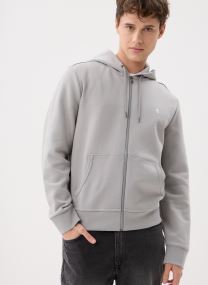 Sweaters met rits Sweat À Capuche En Maille Double 7108882 heren wit