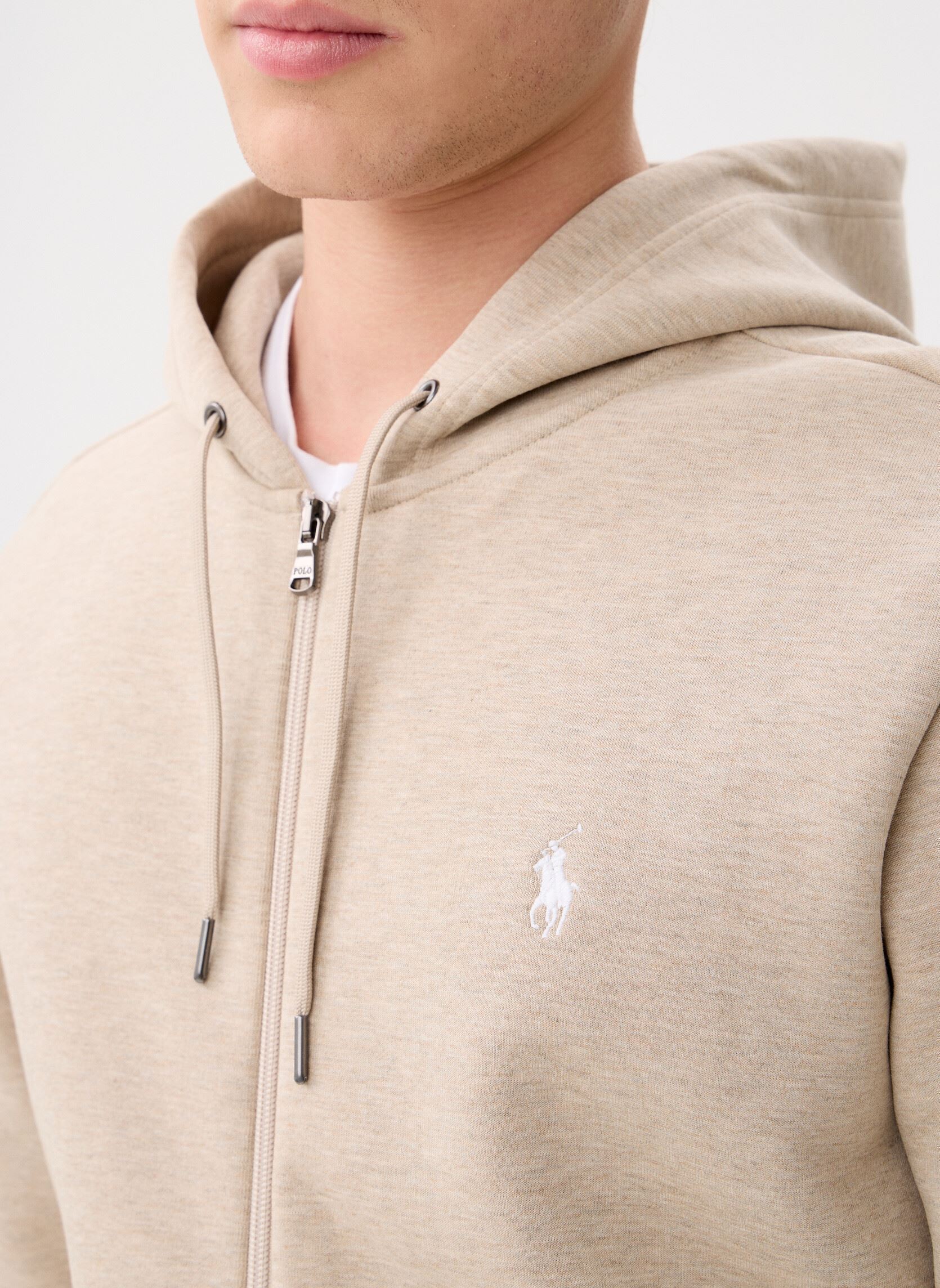 Sweats zippés Sweat À Capuche En Maille Double 7108882 homme beige Polo Ralph Lauren Sweats zippés Sweat À Capuche En Maille Double 7108882 homme beige TUSCAN BEIGE HEATHER/C1730