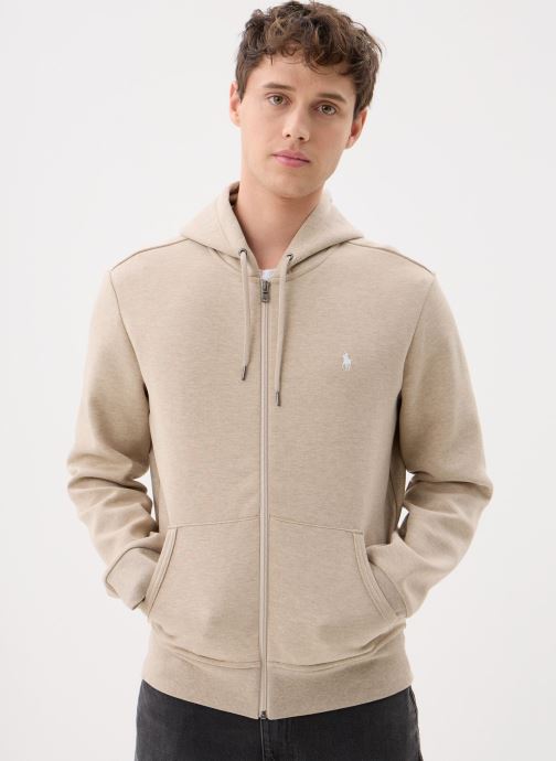 Polo Ralph Lauren Sweats zippés Sweat À Capuche En Maille Double 7108882 homme beige