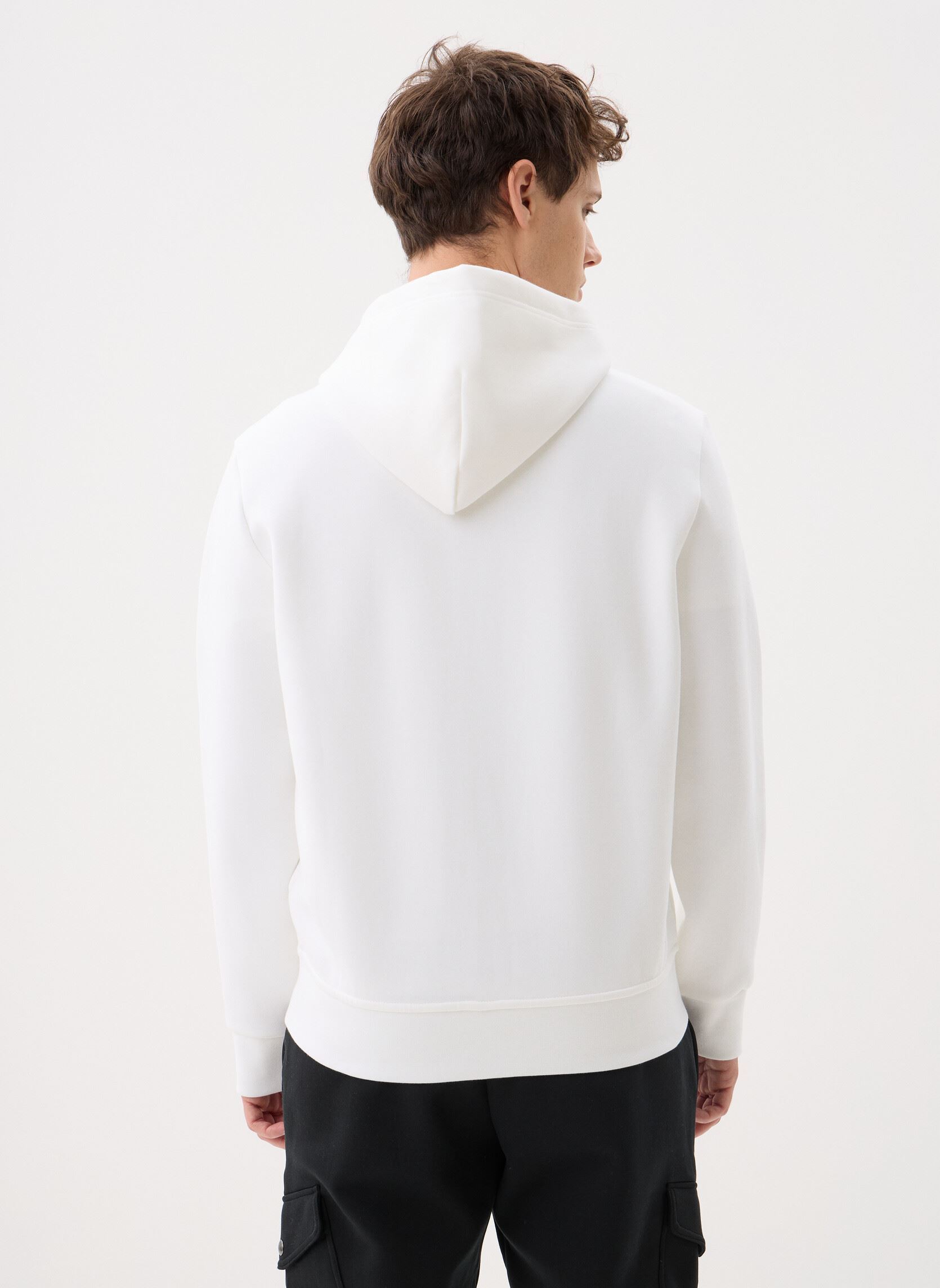 Sweaters met rits Sweat À Capuche En Maille Double 7108882 heren wit Polo Ralph Lauren Sweaters met rits Sweat À Capuche En Maille Double 7108882 heren wit WHITE/C9760