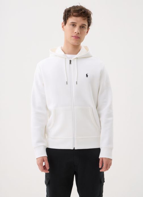 Polo Ralph Lauren Sweats zippés Sweat À Capuche En Maille Double 7108882 homme blanc