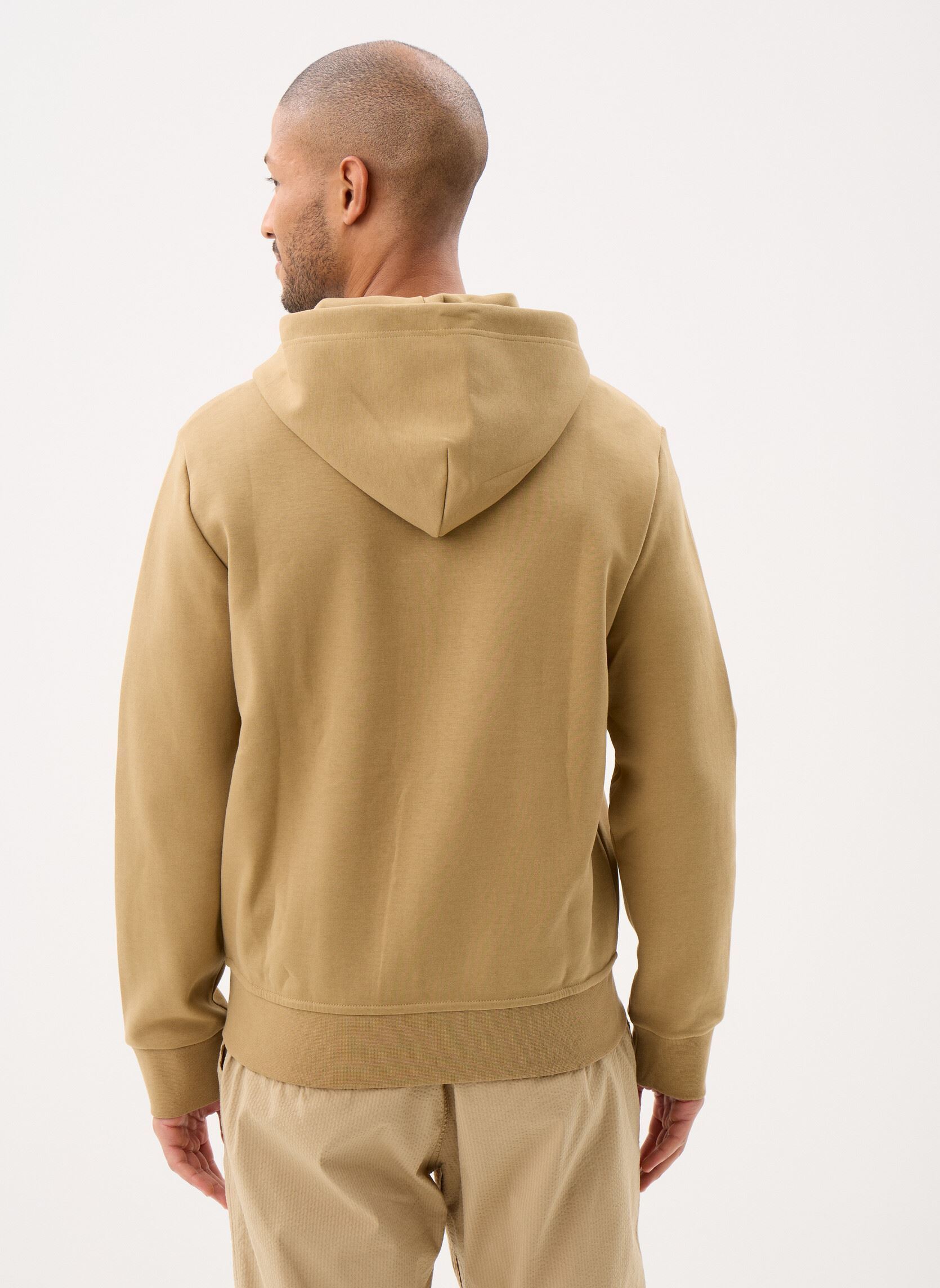 Sweats zippés Sweat À Capuche En Maille Double 7108882 homme jaune Polo Ralph Lauren Sweats zippés Sweat À Capuche En Maille Double 7108882 homme jaune DESERT TAN/C1730
