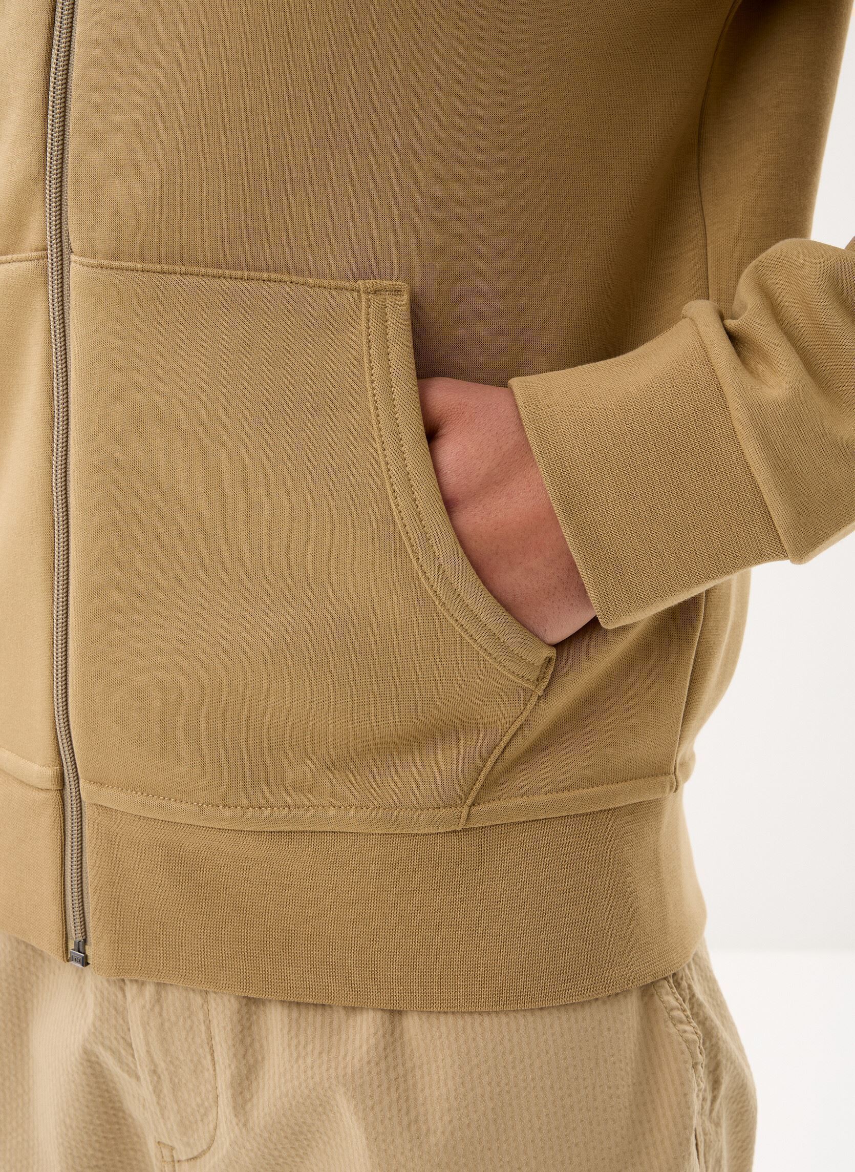 Sweats zippés Sweat À Capuche En Maille Double 7108882 homme jaune Polo Ralph Lauren Sweats zippés Sweat À Capuche En Maille Double 7108882 homme jaune DESERT TAN/C1730