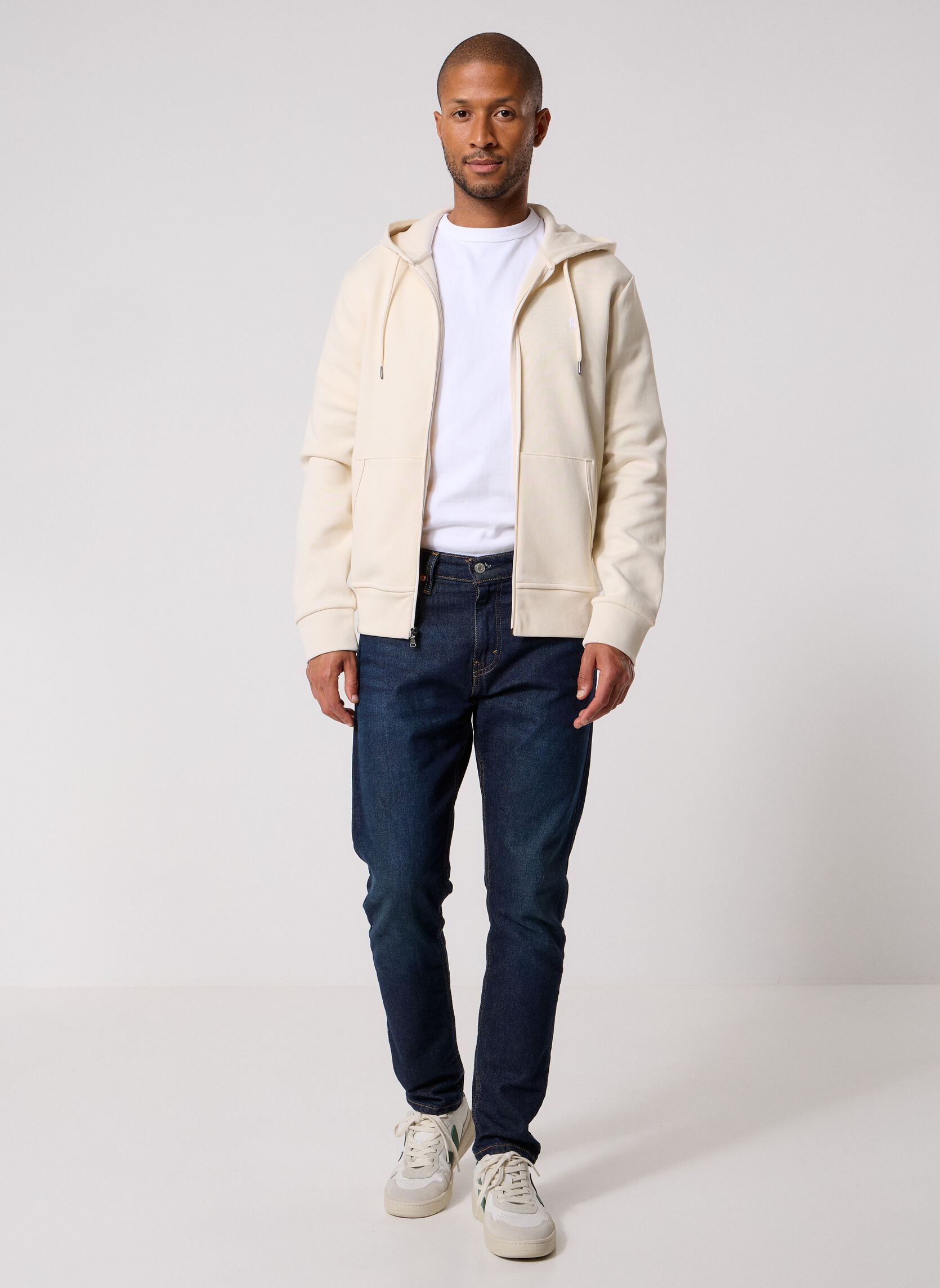 Sweats zippés Sweat À Capuche En Maille Double 7108882 homme beige Polo Ralph Lauren Sweats zippés Sweat À Capuche En Maille Double 7108882 homme beige GUIDE CREAM/C1730