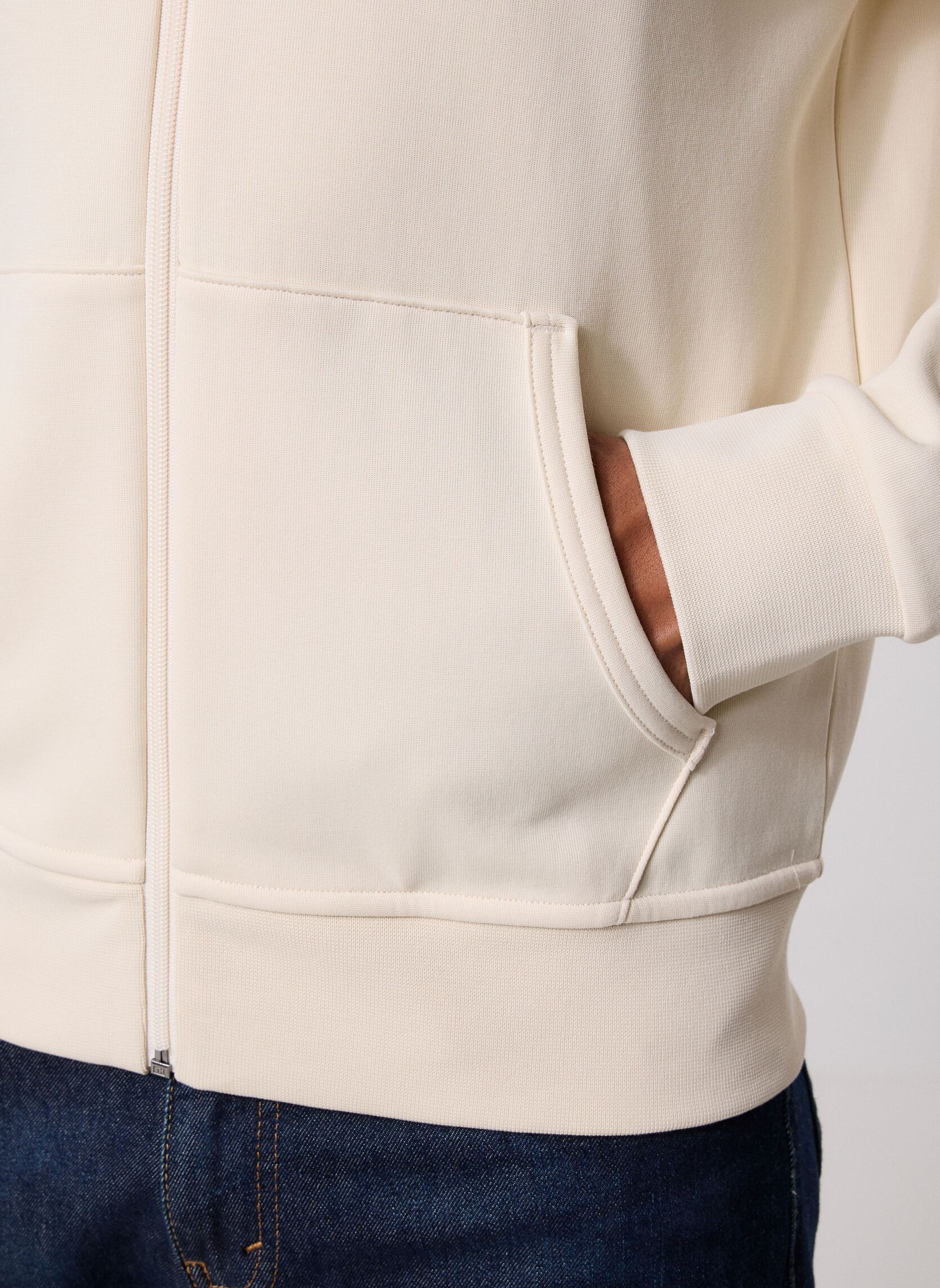 Sweats zippés Sweat À Capuche En Maille Double 7108882 homme beige Polo Ralph Lauren Sweats zippés Sweat À Capuche En Maille Double 7108882 homme beige GUIDE CREAM/C1730