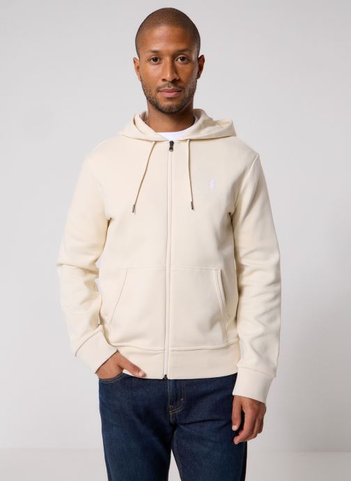 Polo Ralph Lauren Sweats zippés Sweat À Capuche En Maille Double 7108882 homme beige